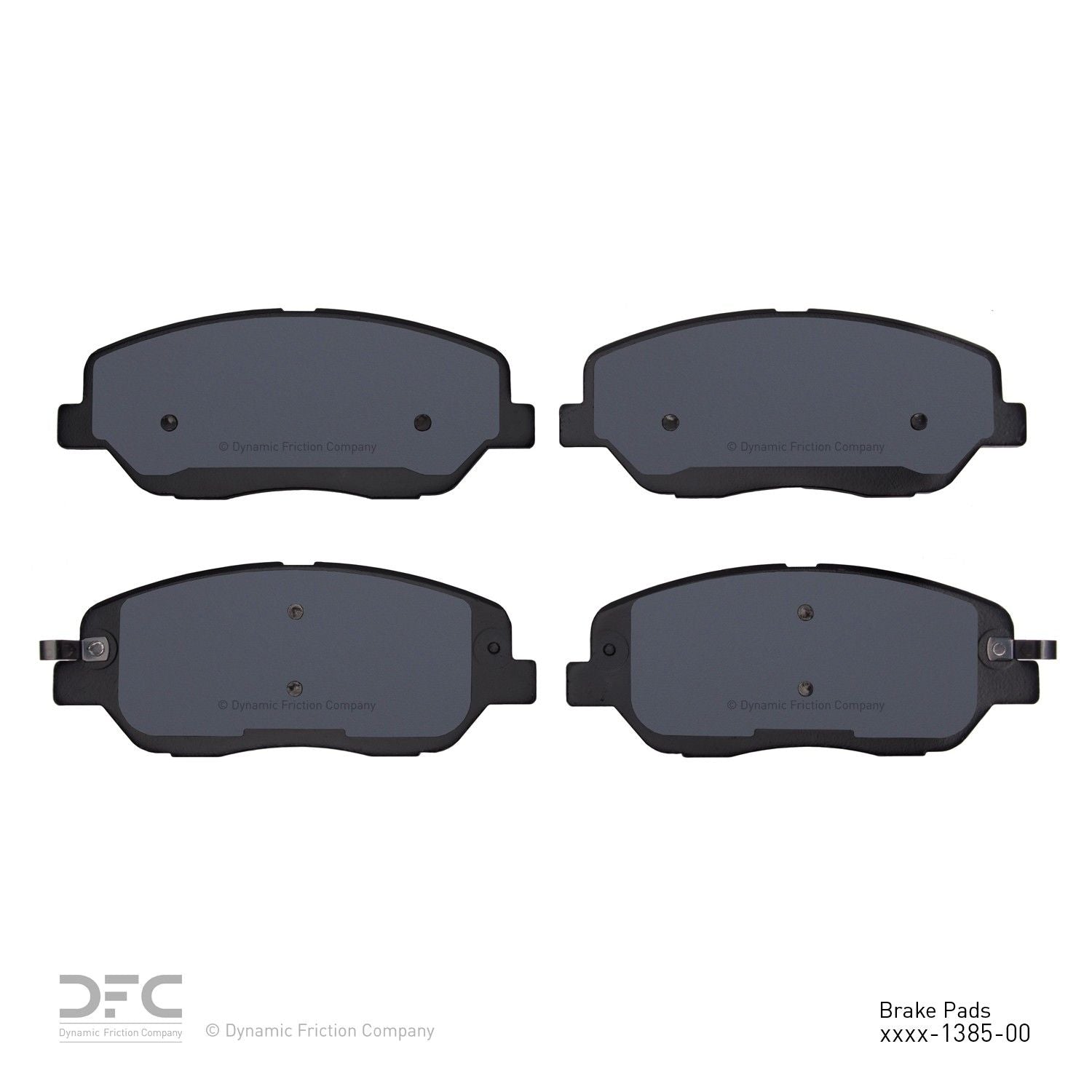 dynamic friction company disc brake pad set  frsport 1551-1385-00