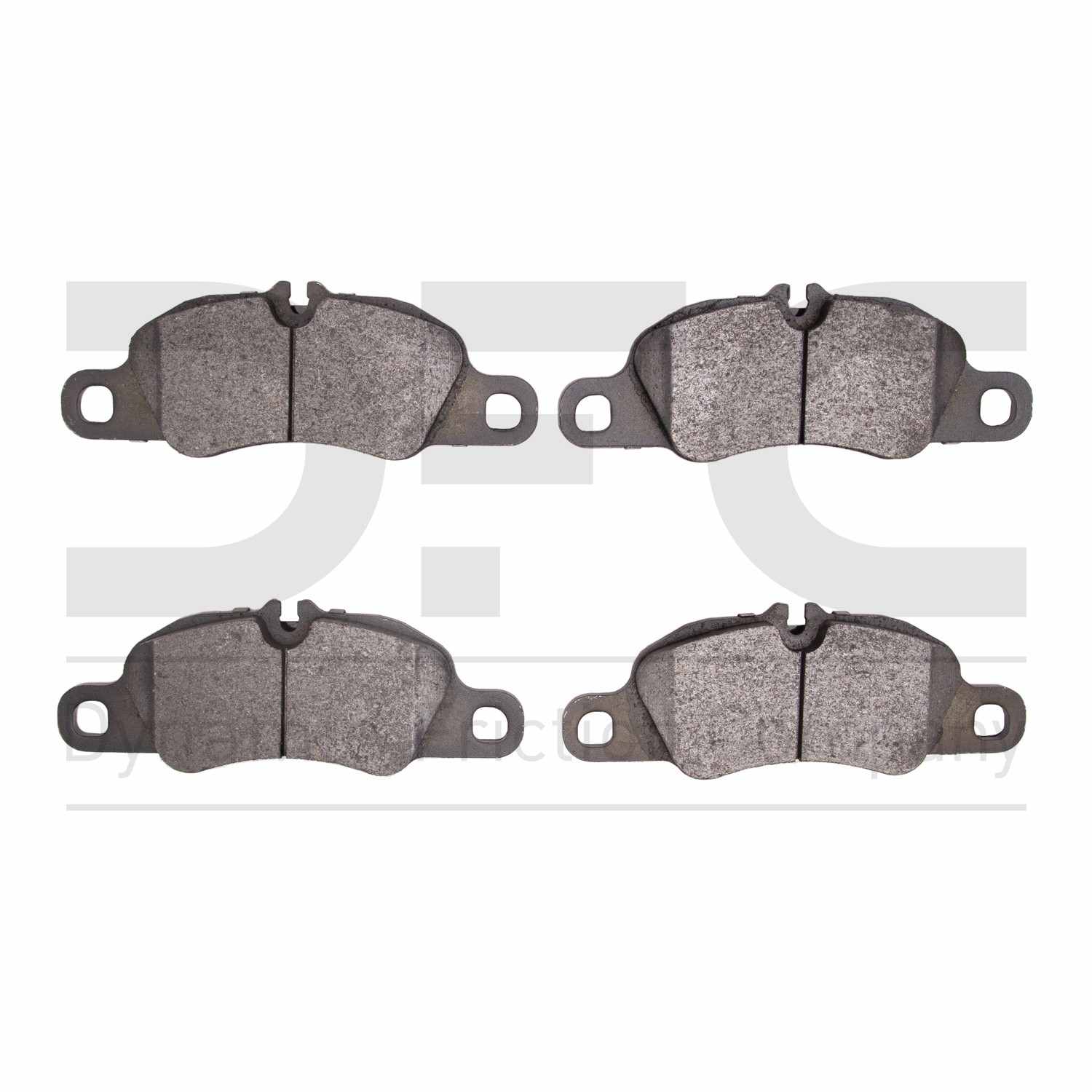 Dynamic Friction Company Disc Brake Pad Set  top view frsport 1551-1389-00