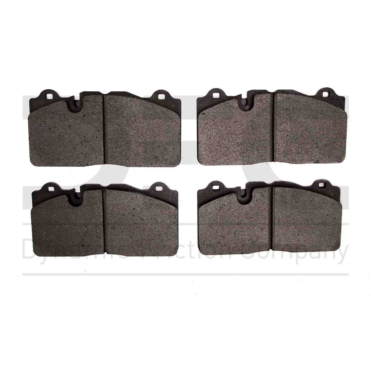 Dynamic Friction Company Disc Brake Pad Set  top view frsport 1551-1395-00