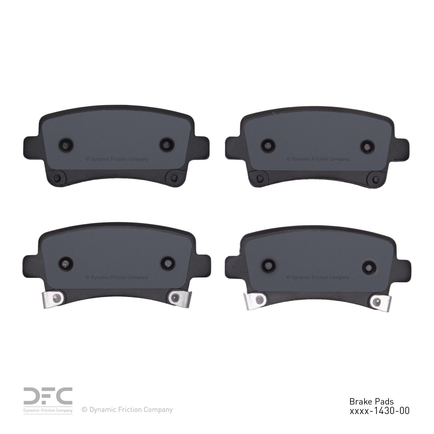 dynamic friction company disc brake pad set  frsport 1551-1430-00