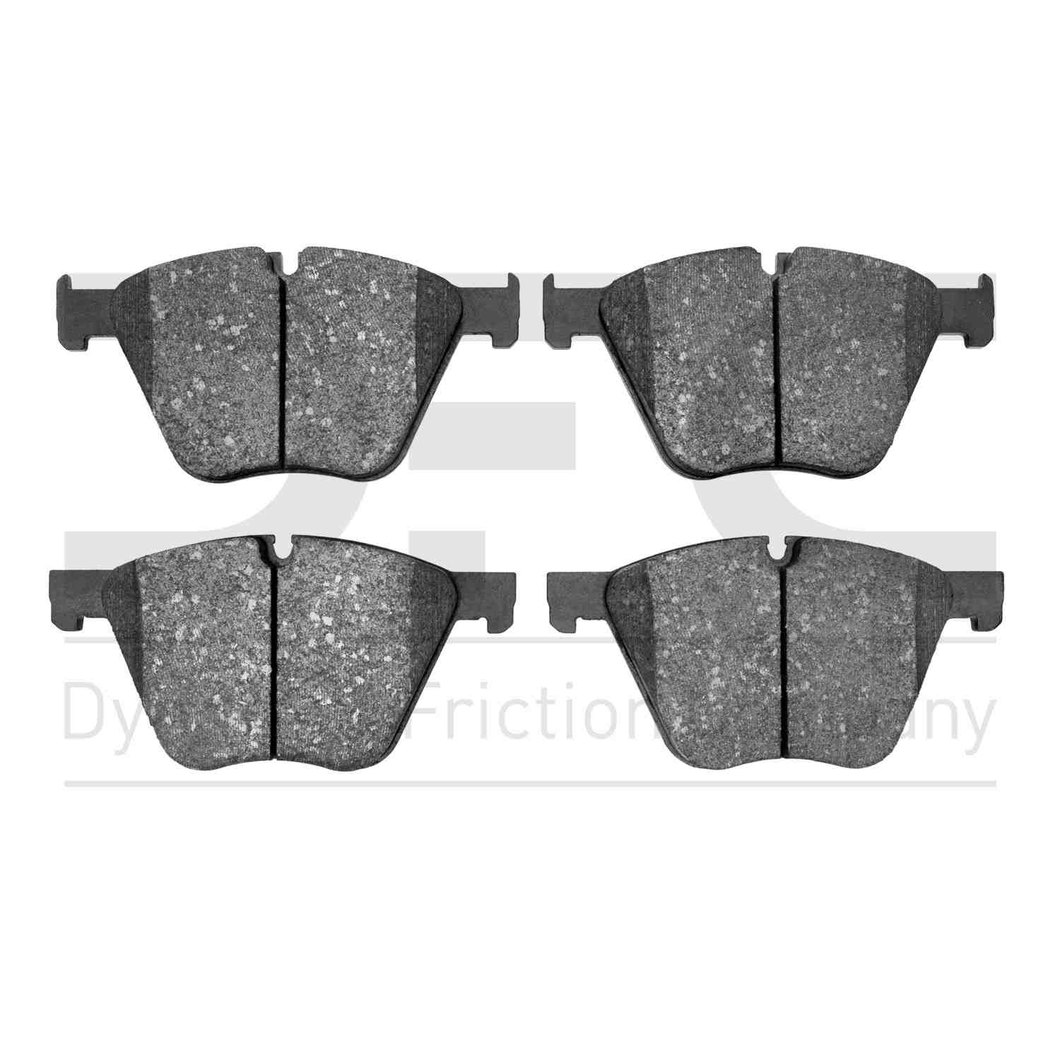 Dynamic Friction Company Disc Brake Pad Set  top view frsport 1551-1443-00