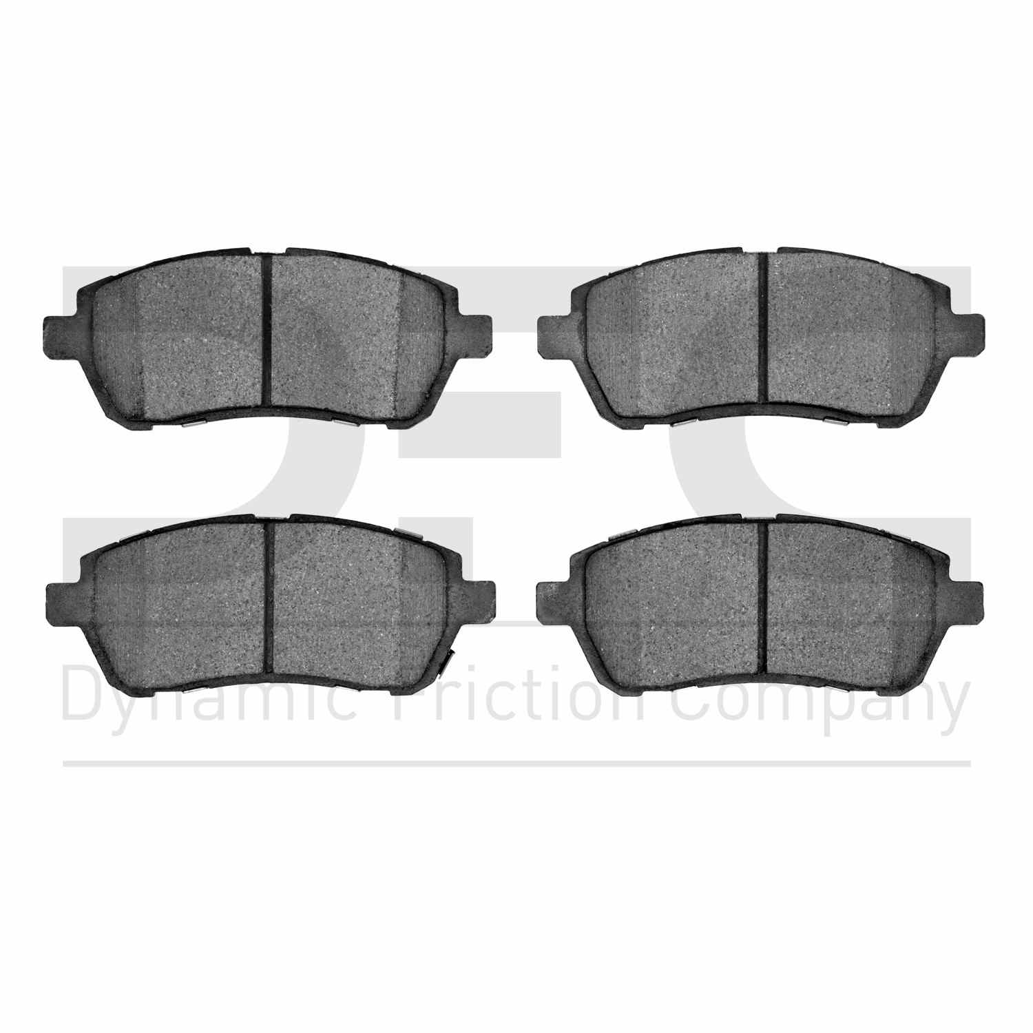 Dynamic Friction Company Disc Brake Pad Set  top view frsport 1551-1454-10