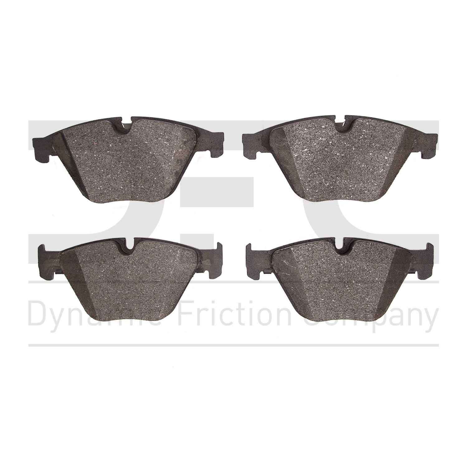 Dynamic Friction Company Disc Brake Pad Set  top view frsport 1551-1505-00