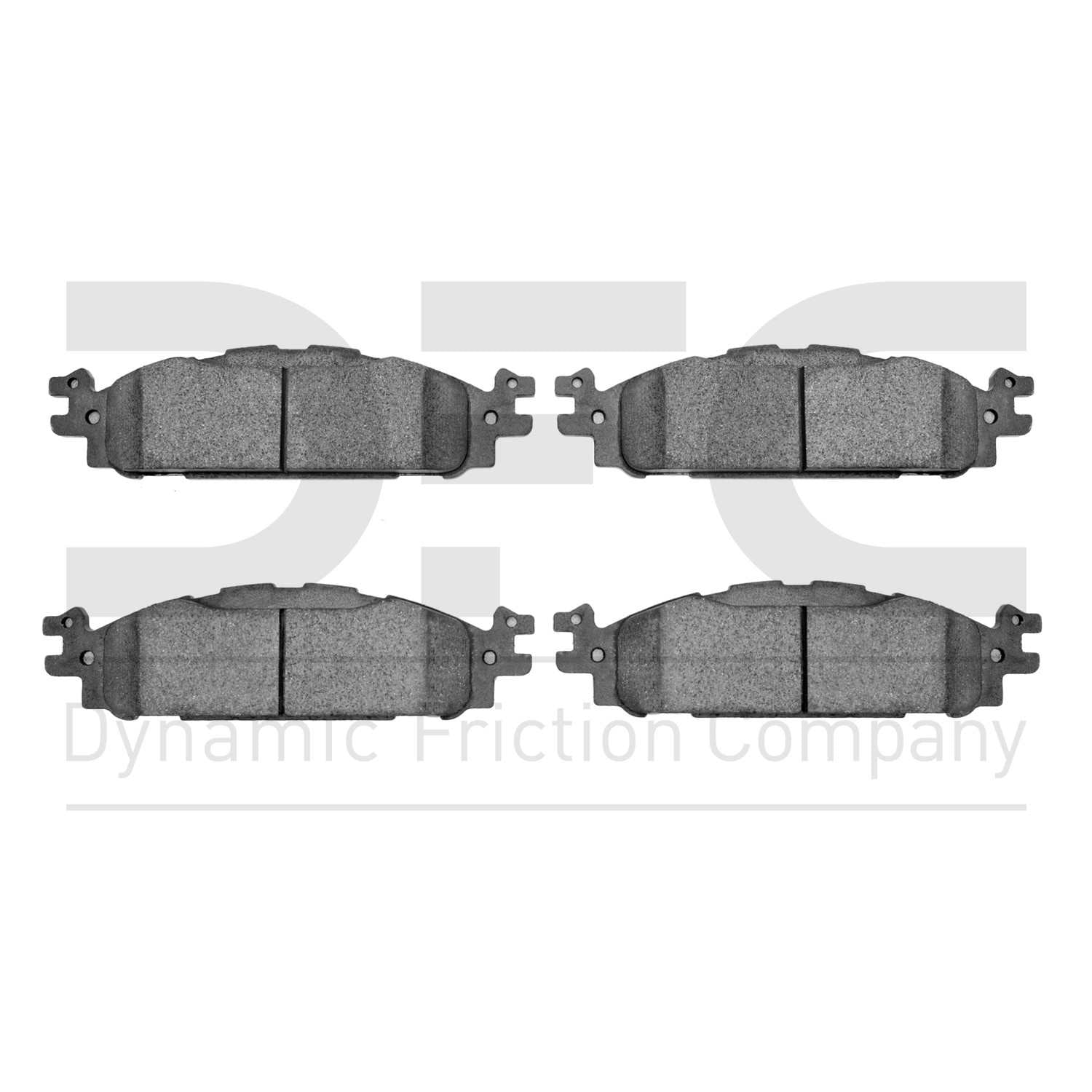 Dynamic Friction Company Disc Brake Pad Set  top view frsport 1551-1508-00