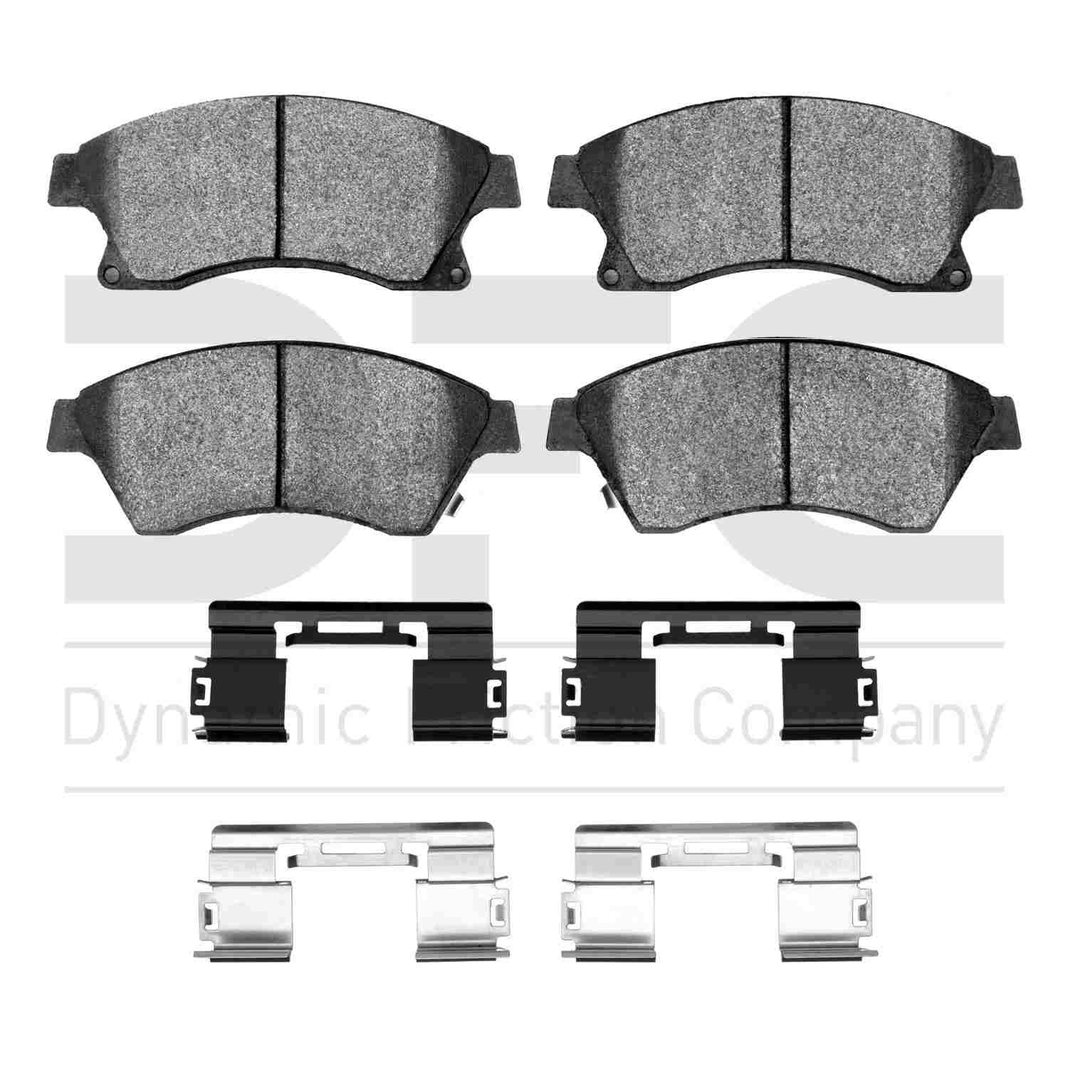 dynamic friction company disc brake pad set  frsport 1551-1522-01