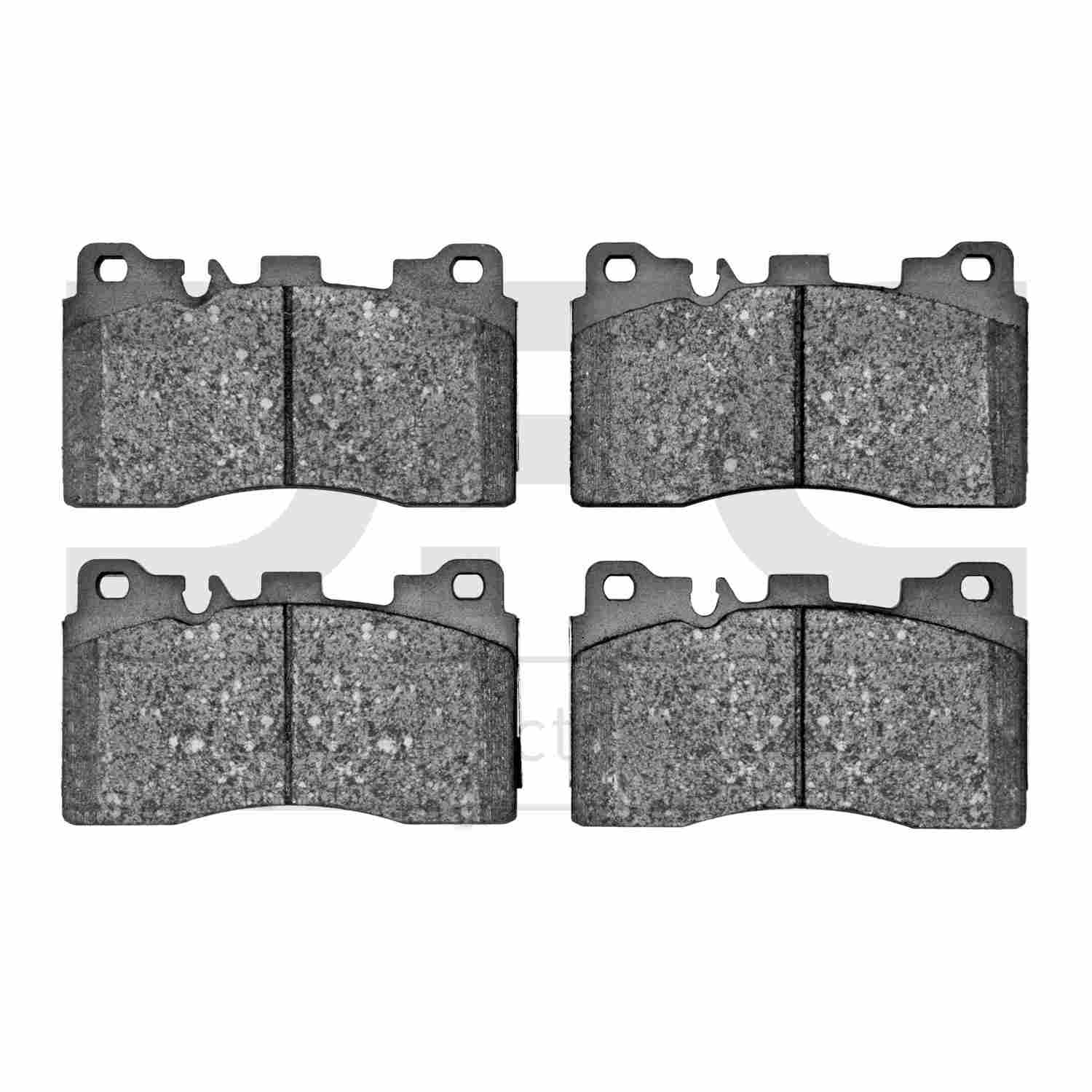 Dynamic Friction Company Disc Brake Pad Set  top view frsport 1551-1531-00