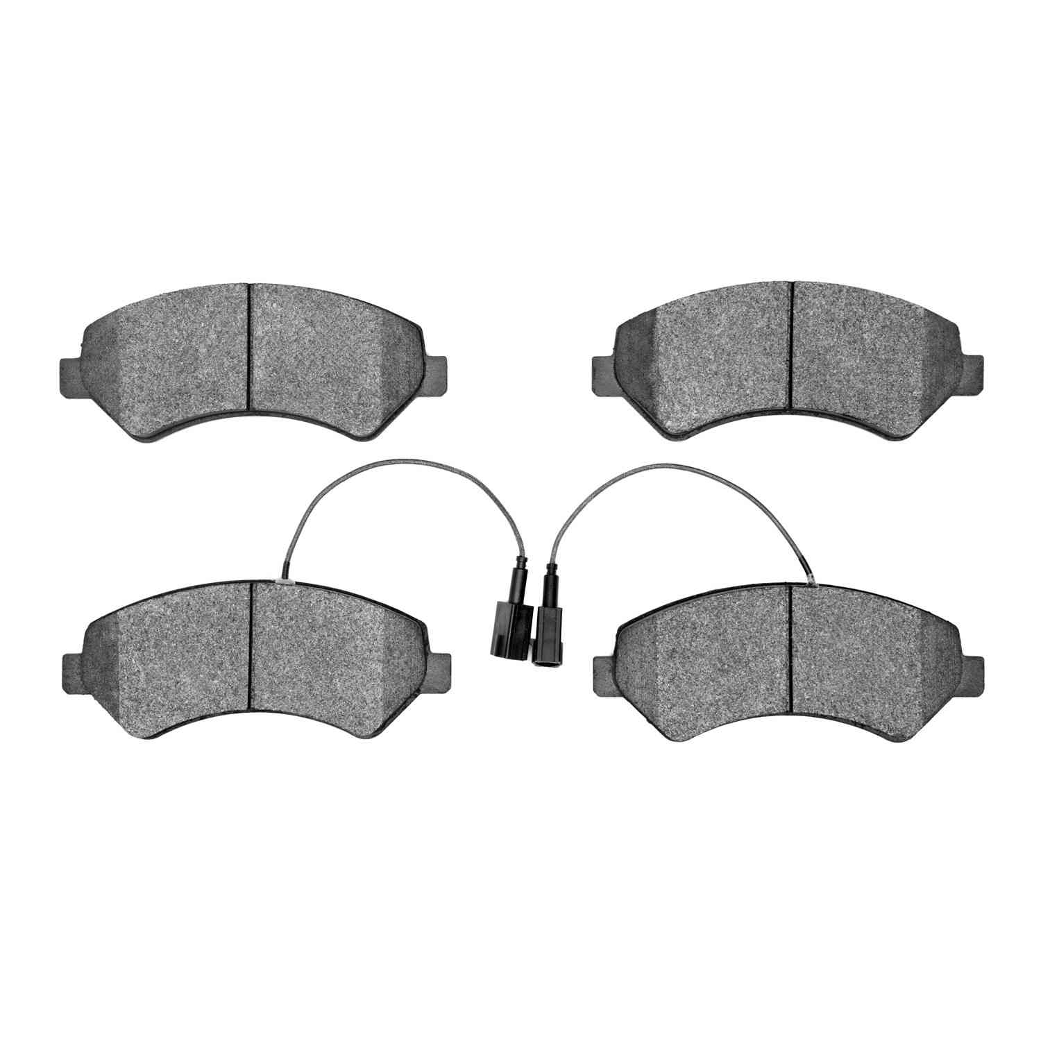 Dynamic Friction Company Disc Brake Pad Set  top view frsport 1551-1540-20