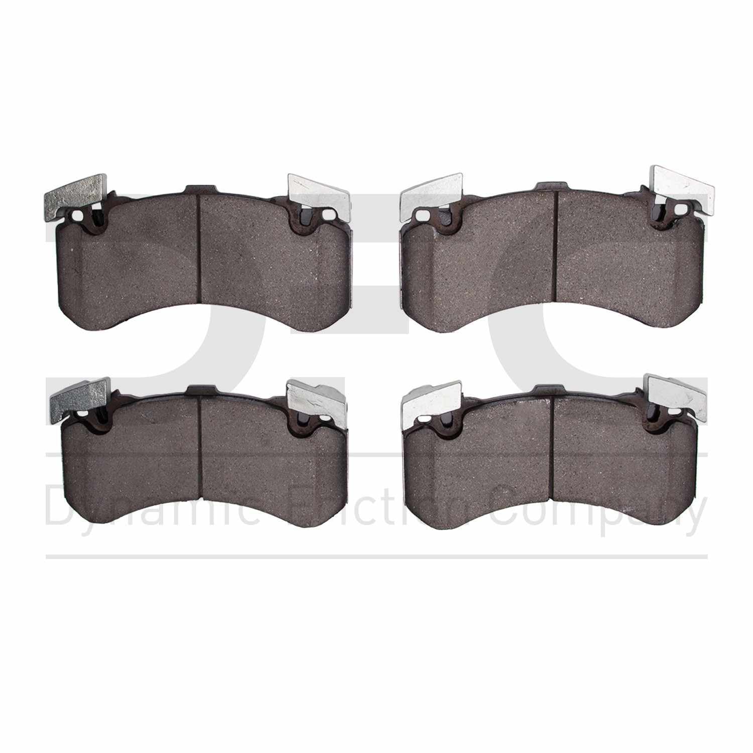 Dynamic Friction Company Disc Brake Pad Set  top view frsport 1551-1575-00