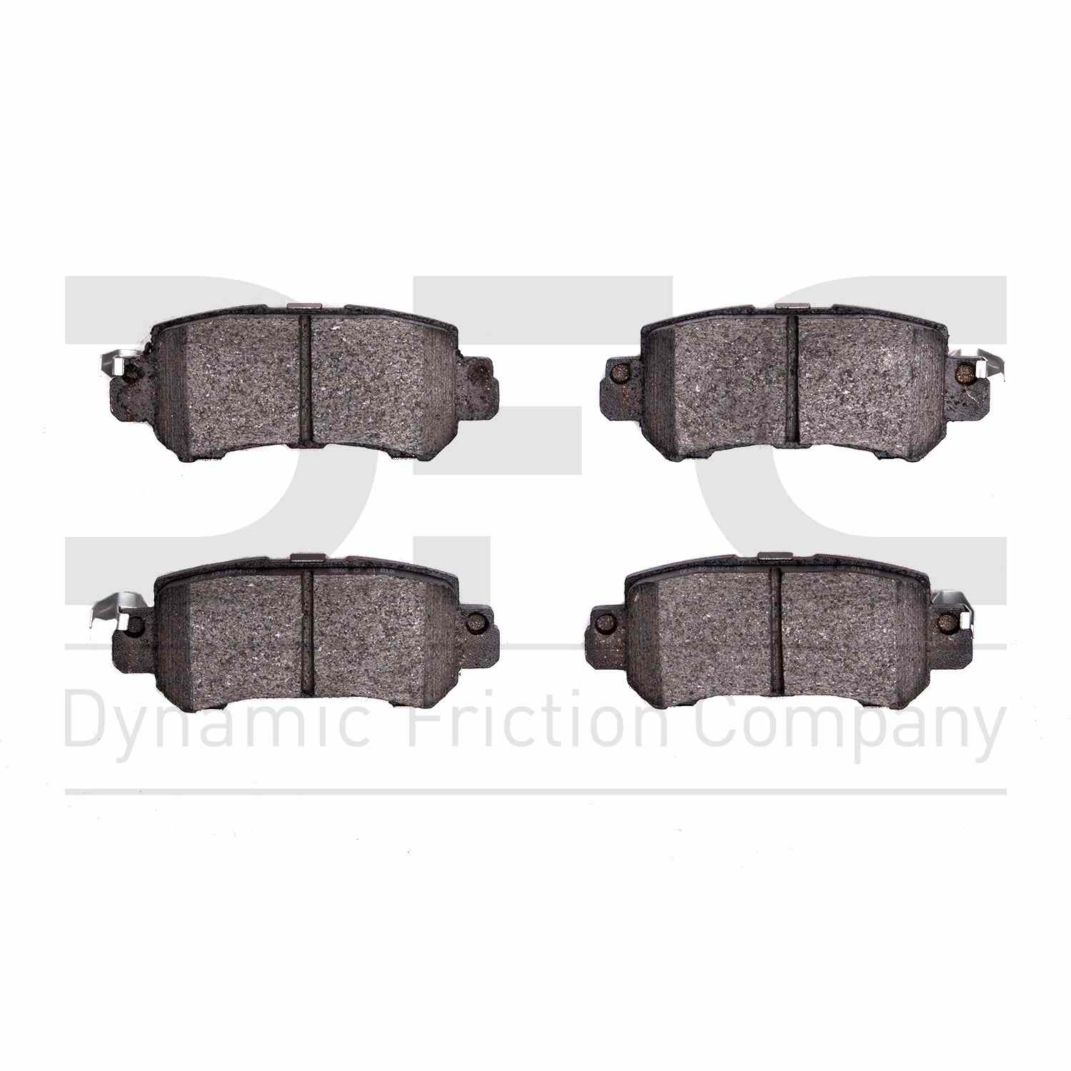 Dynamic Friction Company Disc Brake Pad Set  top view frsport 1551-1624-00