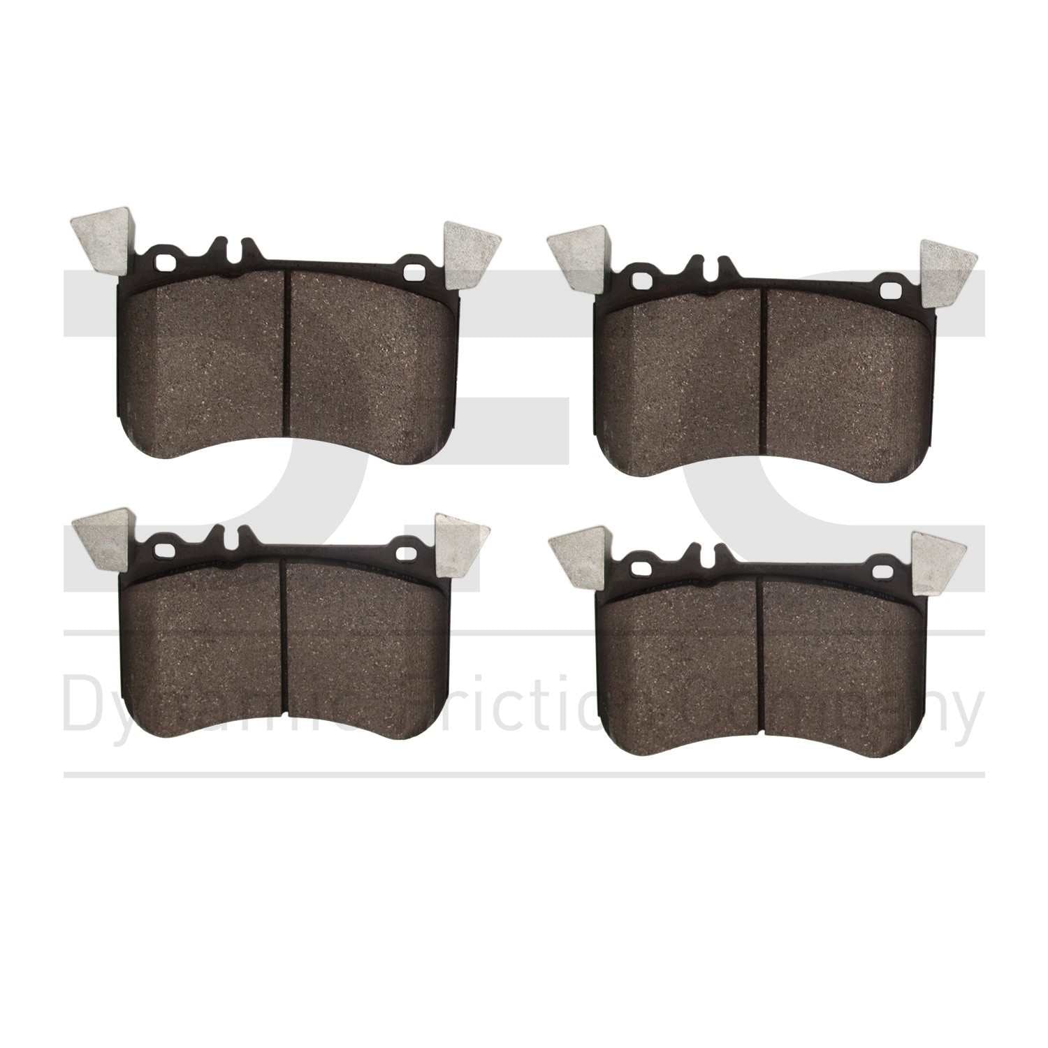 Dynamic Friction Company Disc Brake Pad Set  top view frsport 1551-1634-10