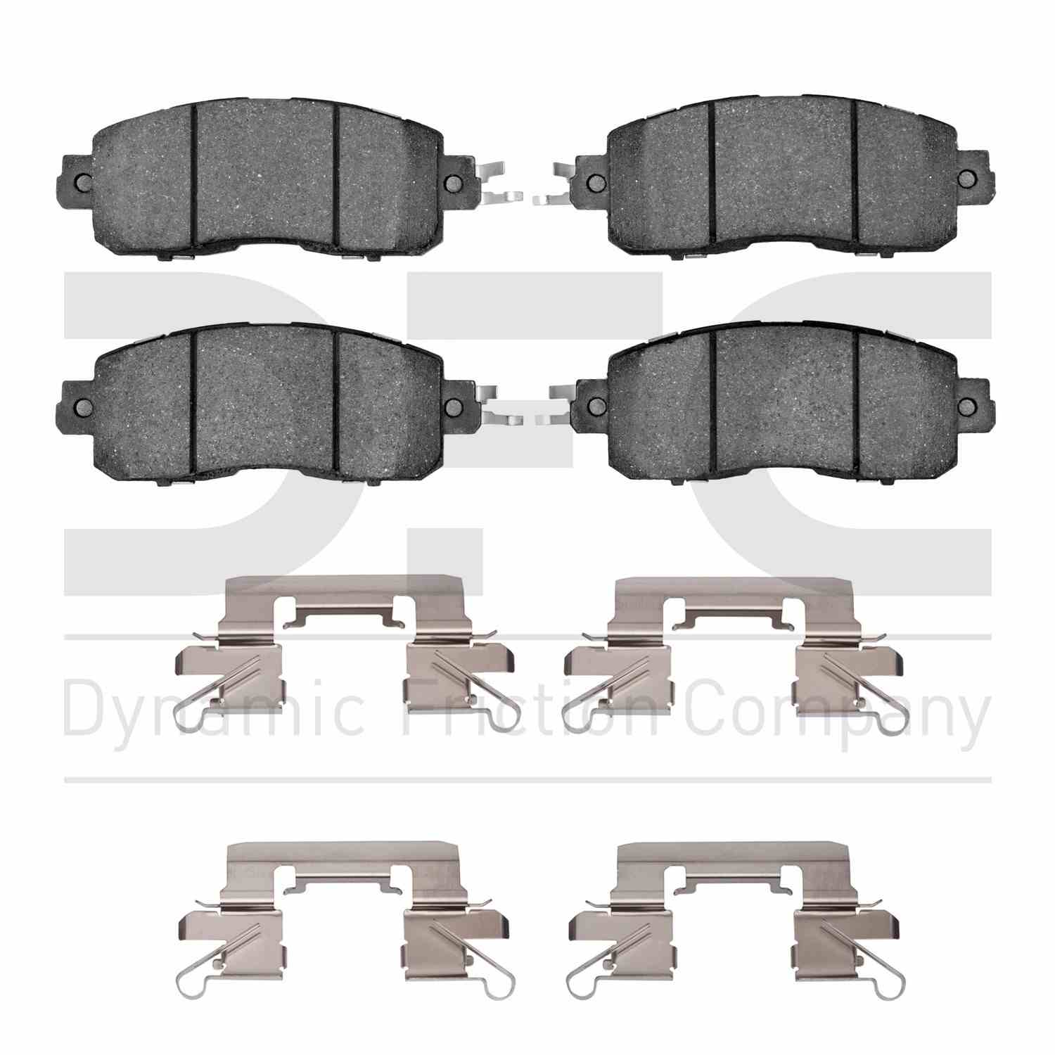 dynamic friction company disc brake pad set  frsport 1551-1650-01