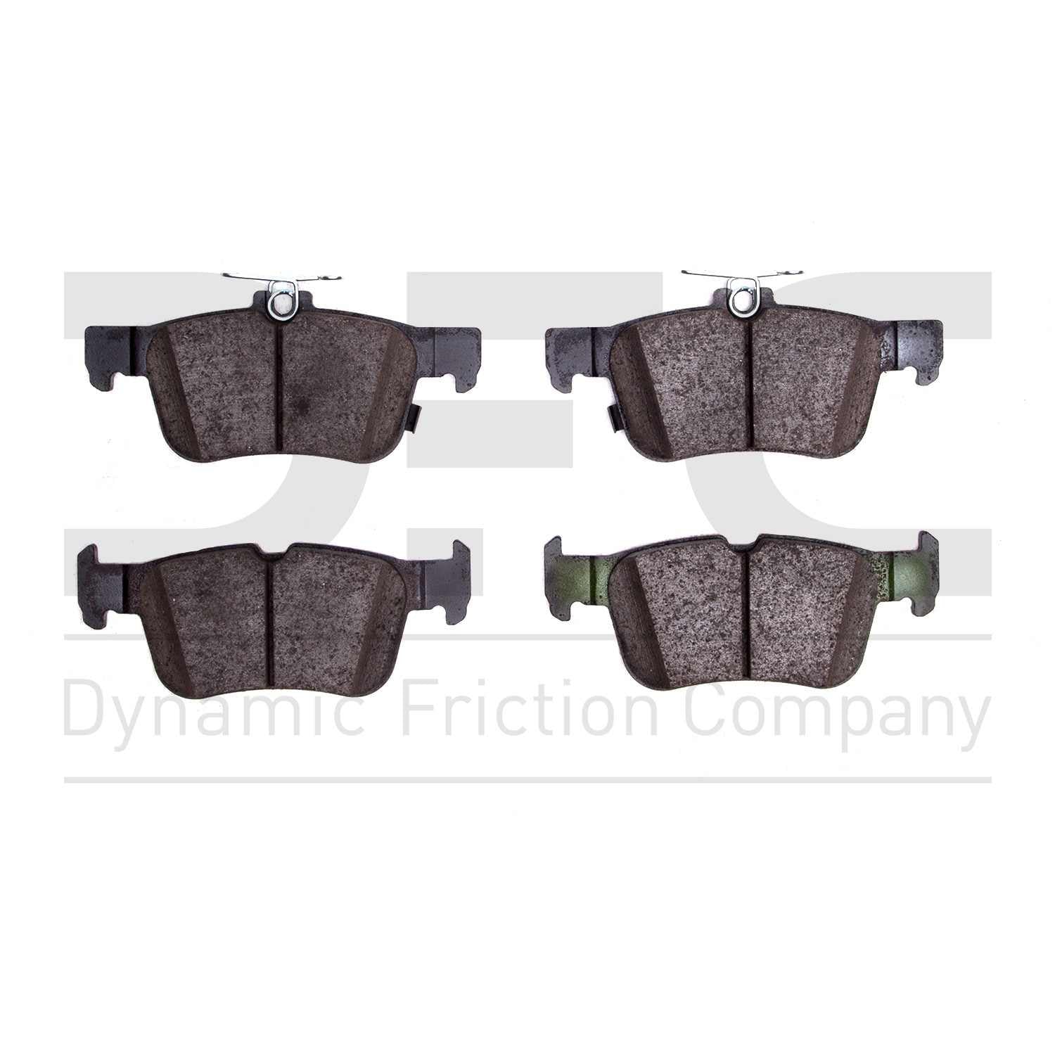 Dynamic Friction Company Disc Brake Pad Set  top view frsport 1551-1665-00