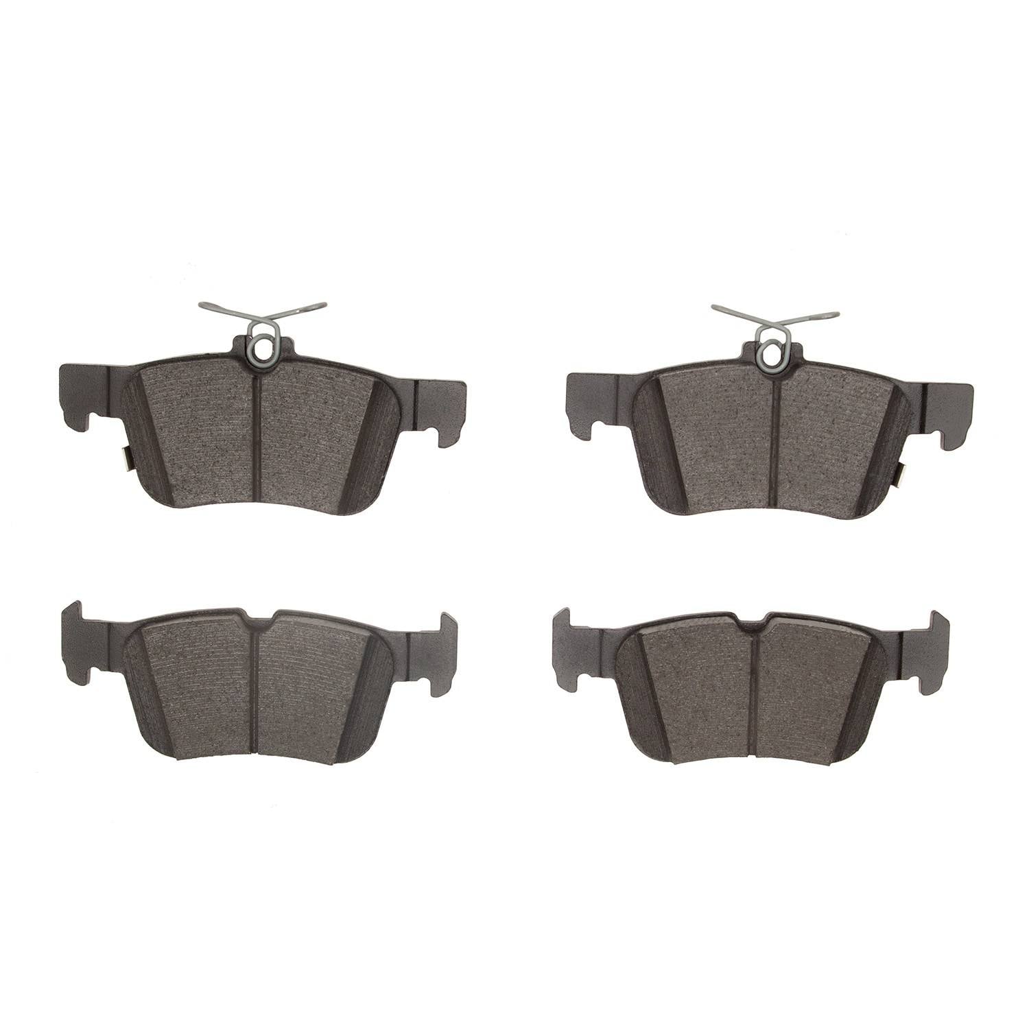 Dynamic Friction Company Disc Brake Pad Set  top view frsport 1551-1665-10