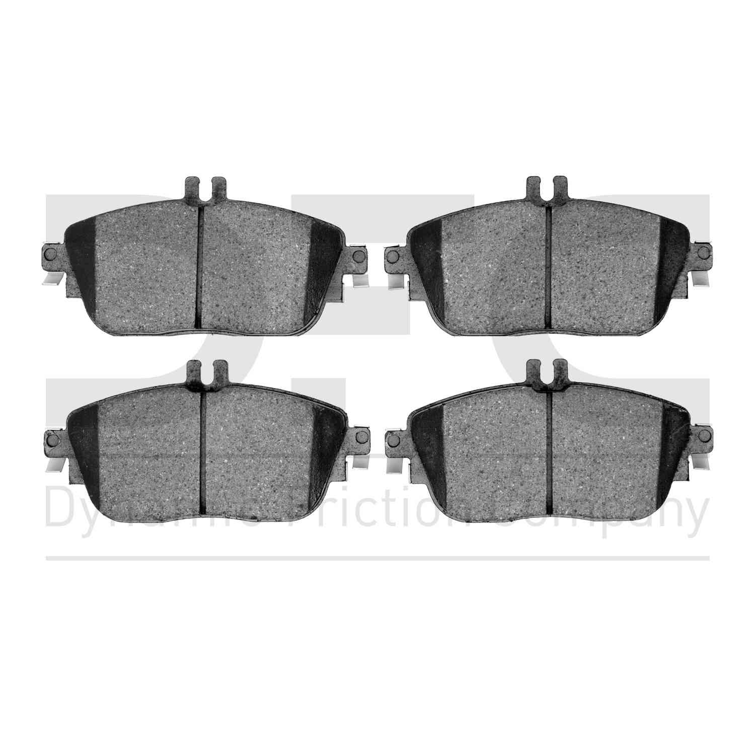 Dynamic Friction Company Disc Brake Pad Set  top view frsport 1551-1694-00