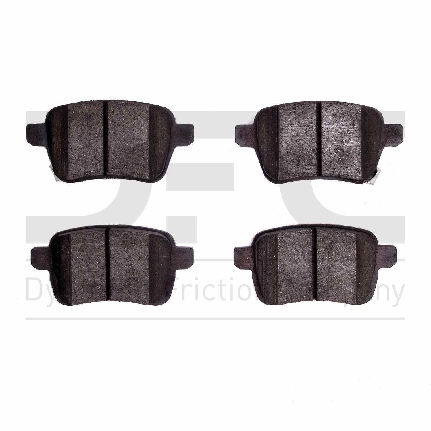 Dynamic Friction Company Disc Brake Pad Set  top view frsport 1551-1722-00