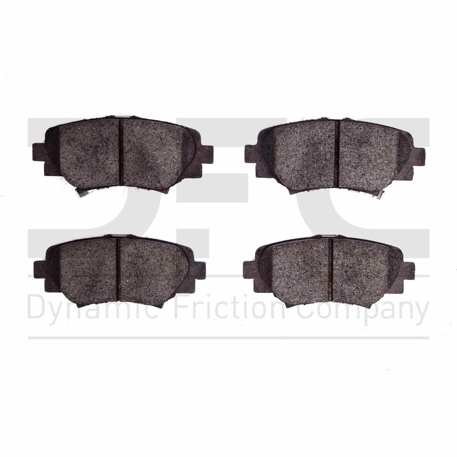 Dynamic Friction Company Disc Brake Pad Set  top view frsport 1551-1729-00