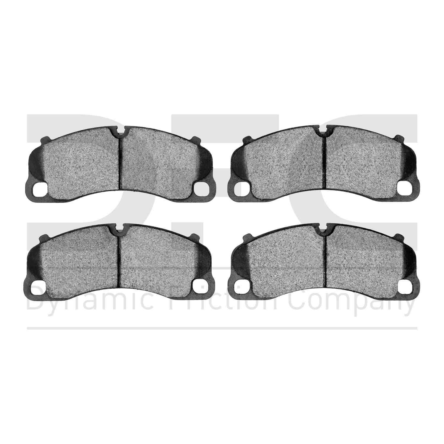 Dynamic Friction Company Disc Brake Pad Set  top view frsport 1551-1741-00