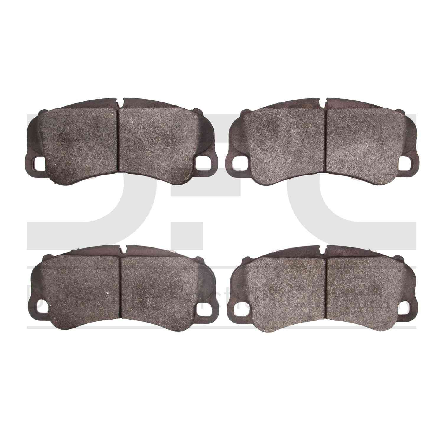 Dynamic Friction Company Disc Brake Pad Set  top view frsport 1551-1742-00