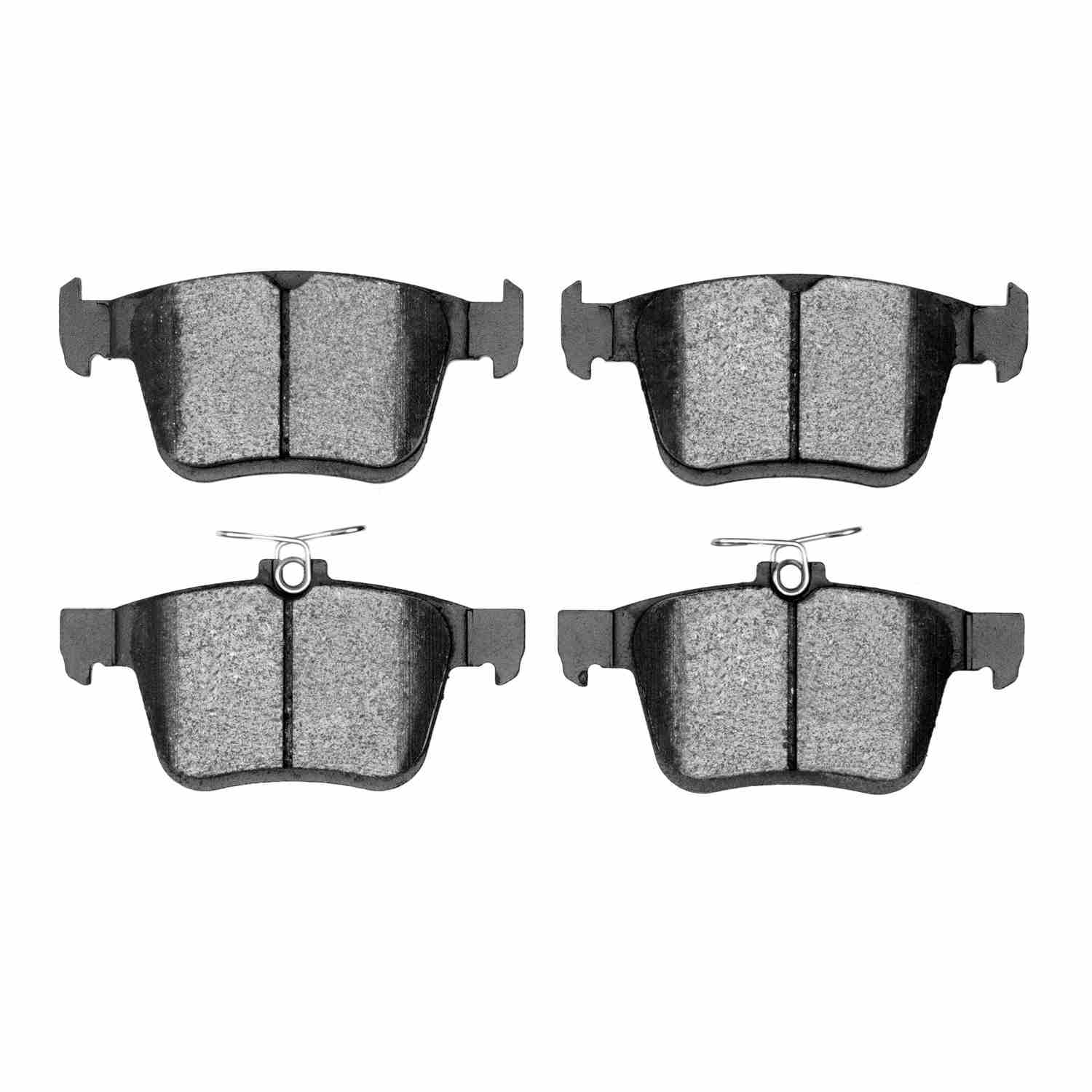 Dynamic Friction Company Disc Brake Pad Set  top view frsport 1551-1761-00