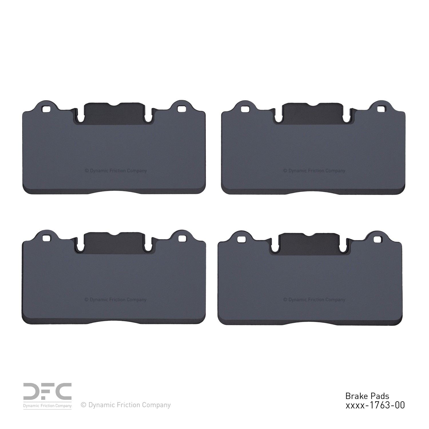 dynamic friction company disc brake pad set  frsport 1551-1763-00