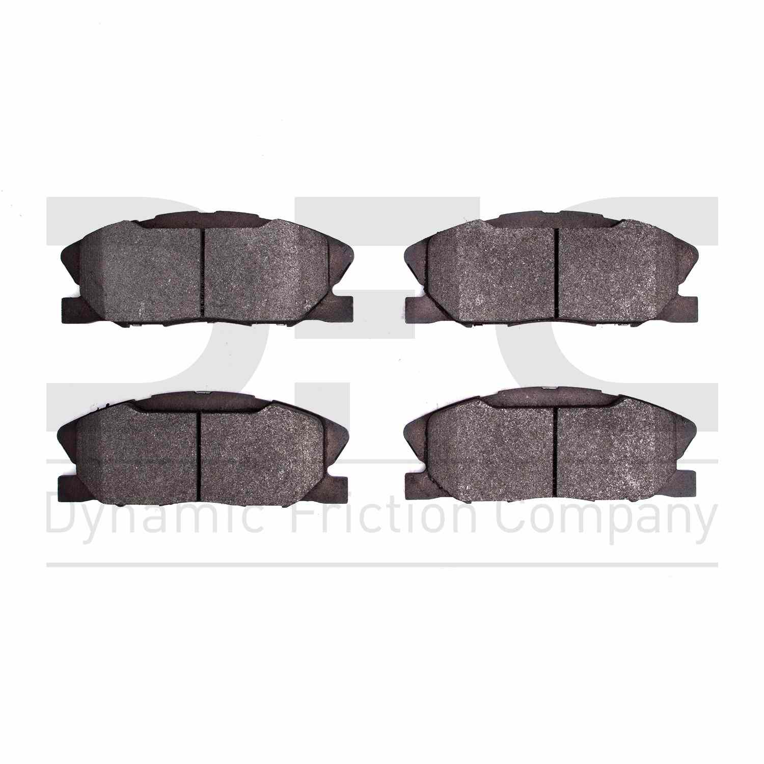 Dynamic Friction Company Disc Brake Pad Set  top view frsport 1551-1767-00