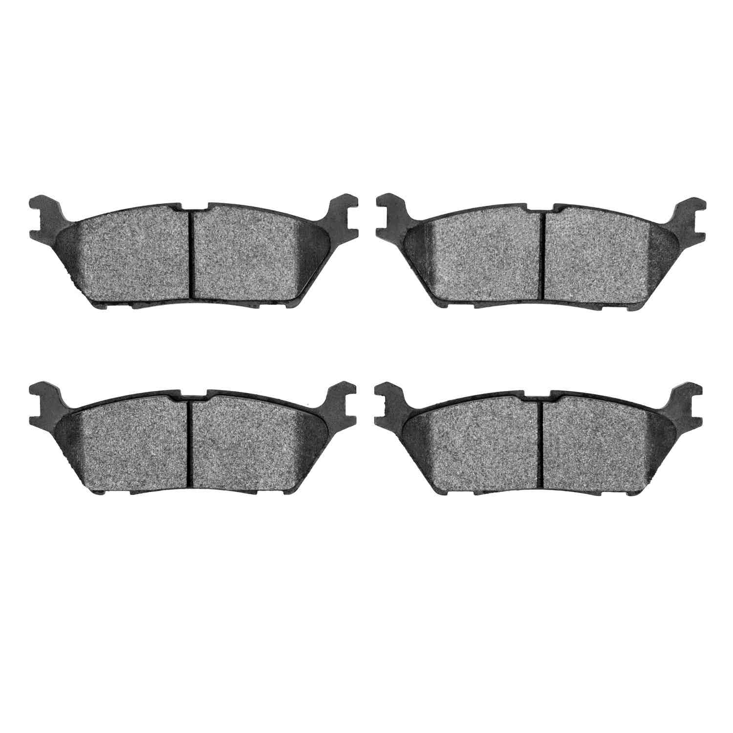 Dynamic Friction Company Disc Brake Pad Set  top view frsport 1551-1790-00