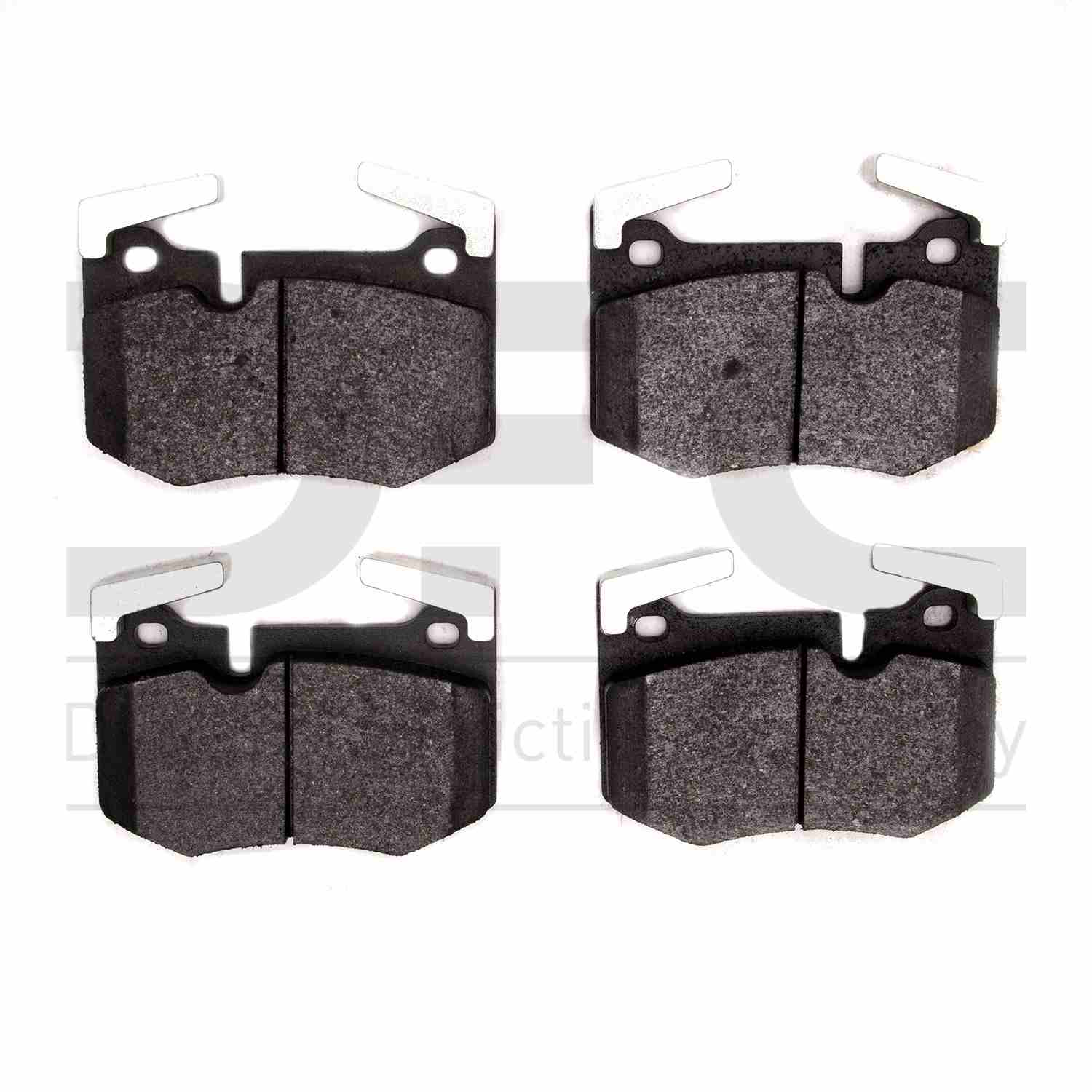 Dynamic Friction Company Disc Brake Pad Set  top view frsport 1551-1807-00