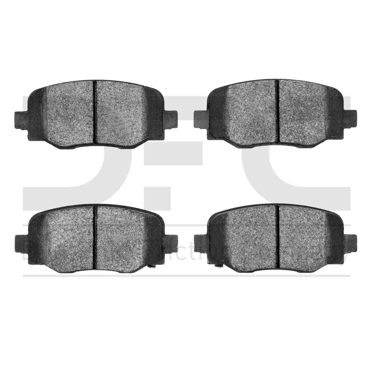 Dynamic Friction Company Disc Brake Pad Set  top view frsport 1551-1809-00