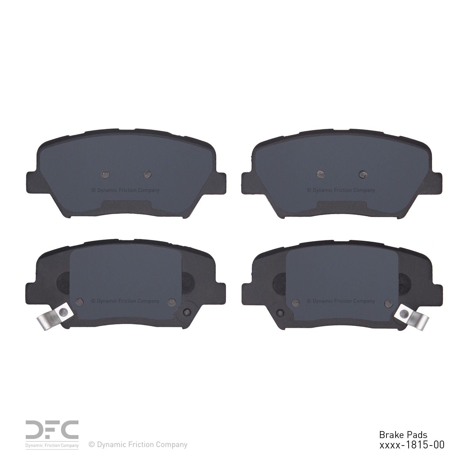 dynamic friction company disc brake pad set  frsport 1551-1815-00