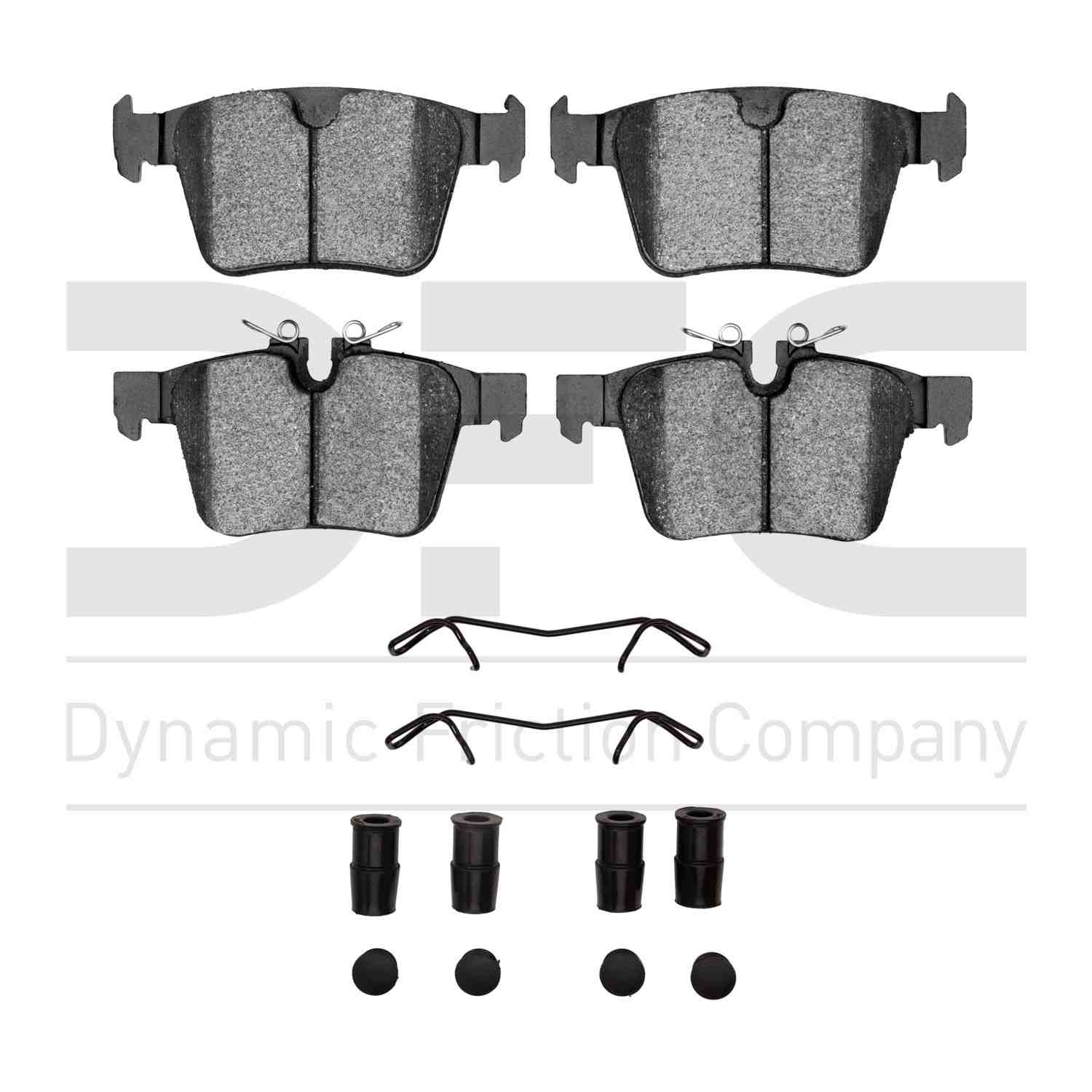 Dynamic Friction Company Disc Brake Pad Set  top view frsport 1551-1821-01