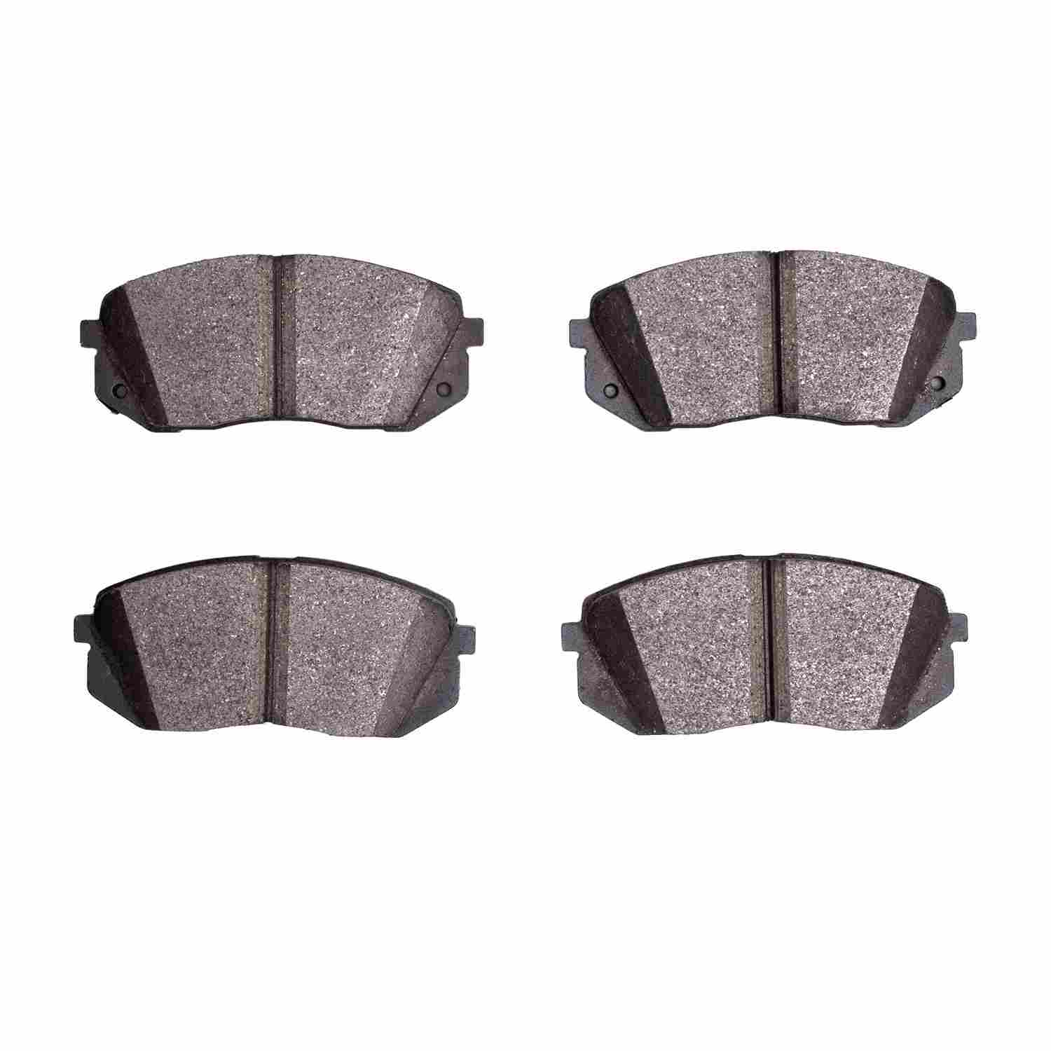 Dynamic Friction Company Disc Brake Pad Set  top view frsport 1551-1826-00