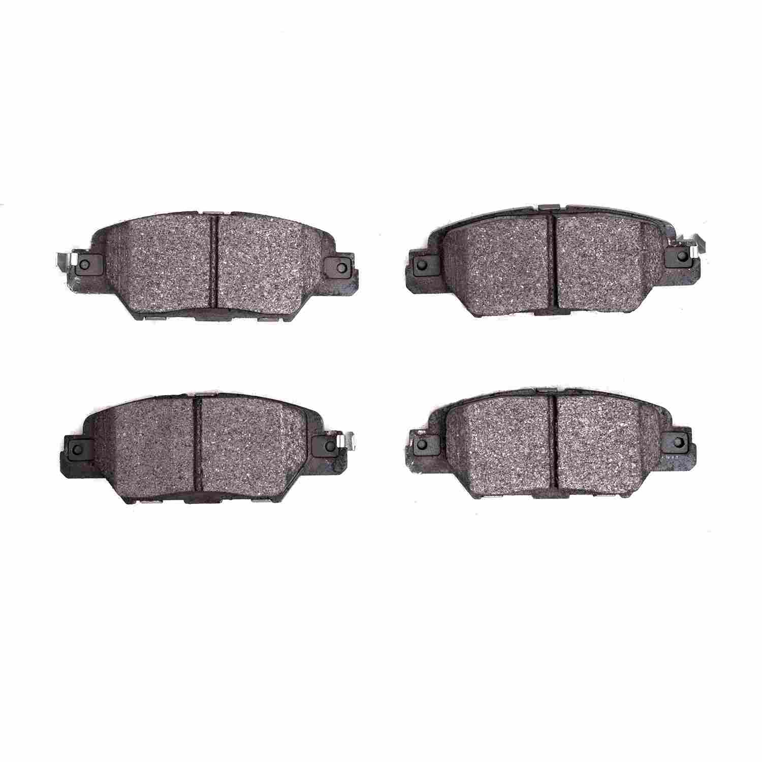 Dynamic Friction Company Disc Brake Pad Set  top view frsport 1551-1846-00