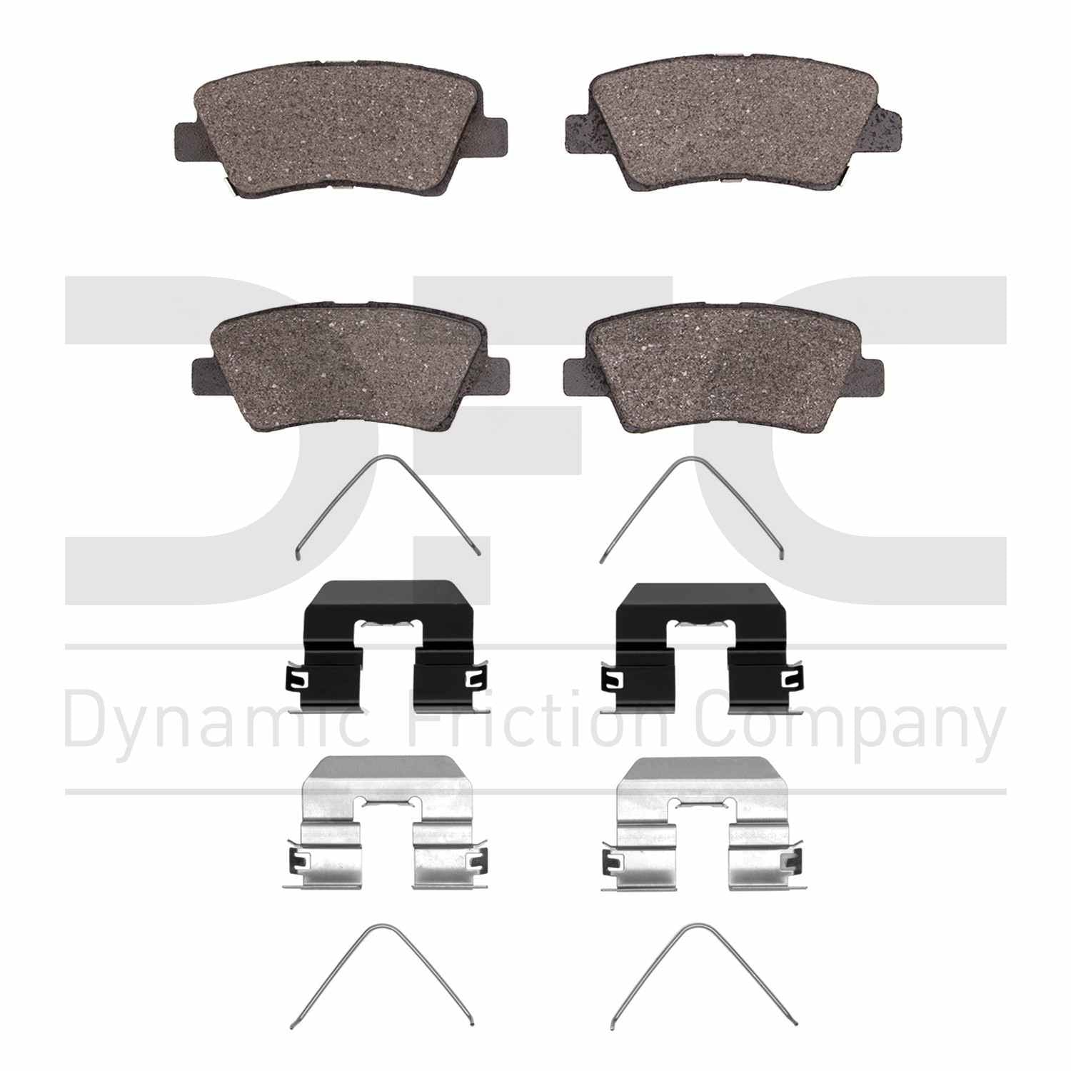 dynamic friction company disc brake pad set  frsport 1551-1848-01