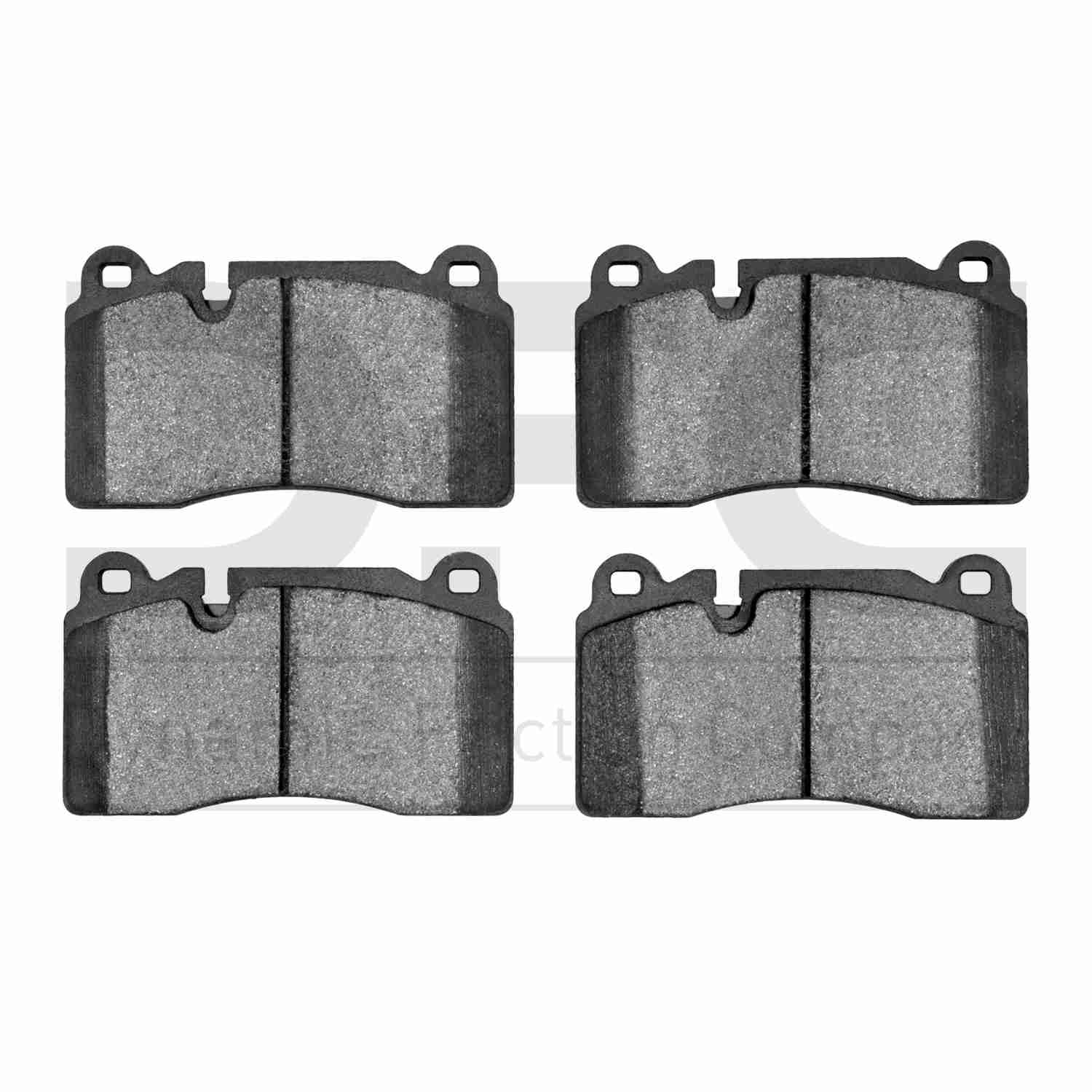 Dynamic Friction Company Disc Brake Pad Set  top view frsport 1551-1849-00