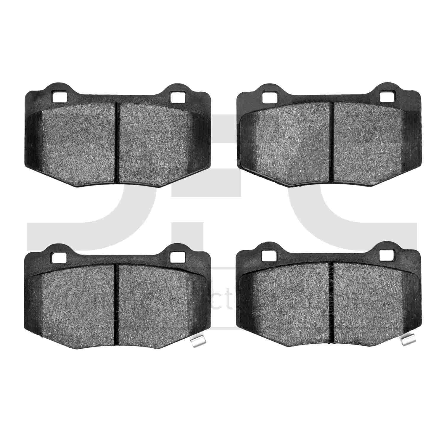 Dynamic Friction Company Disc Brake Pad Set  top view frsport 1551-1854-00