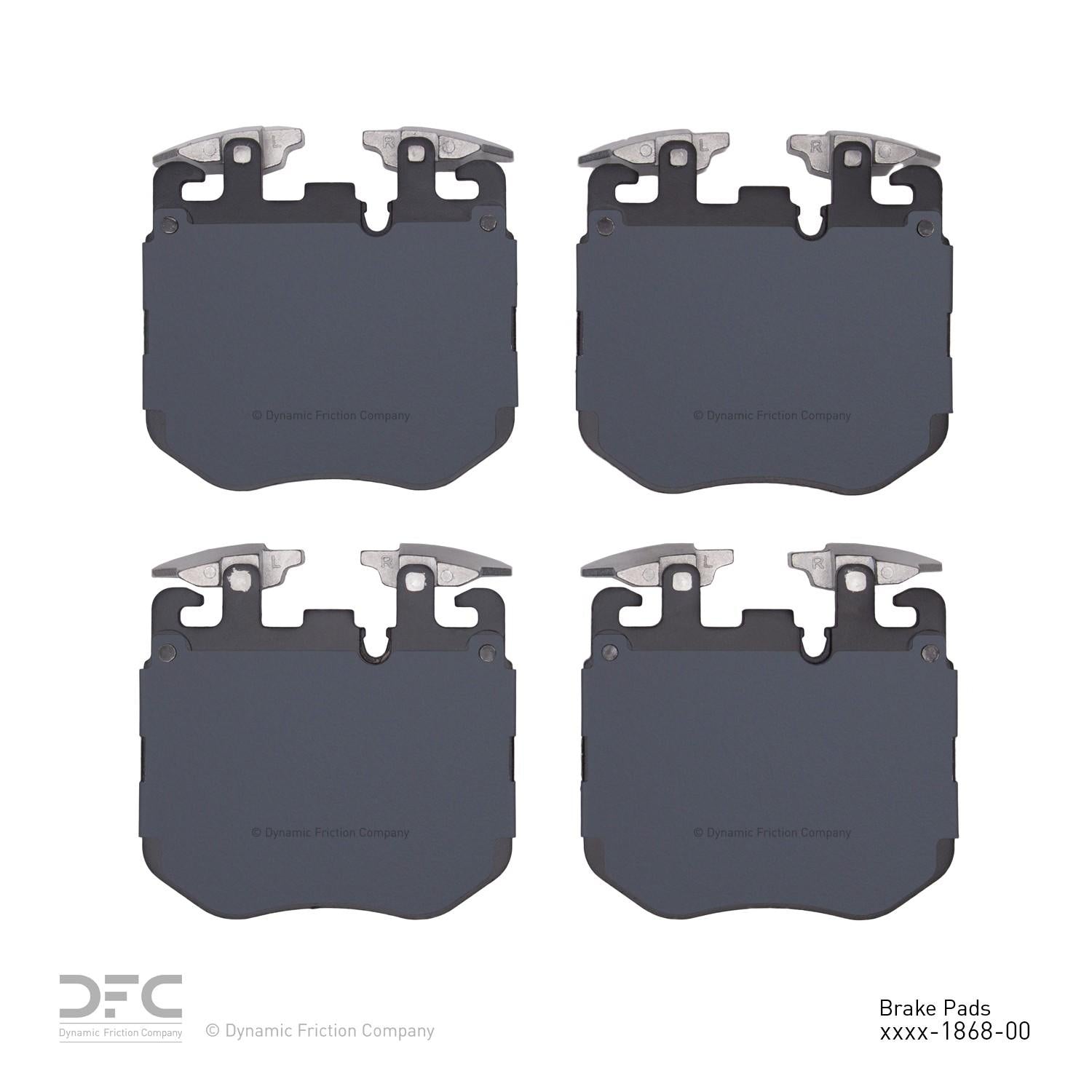 dynamic friction company disc brake pad set  frsport 1551-1868-00