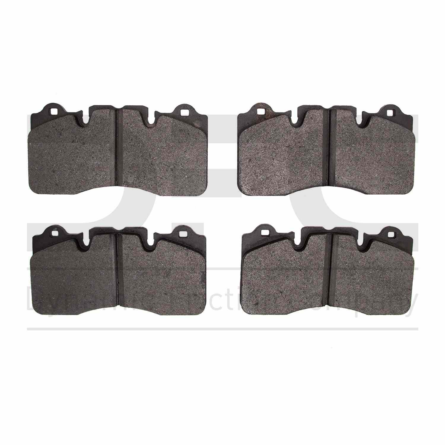 Dynamic Friction Company Disc Brake Pad Set  top view frsport 1551-1918-00