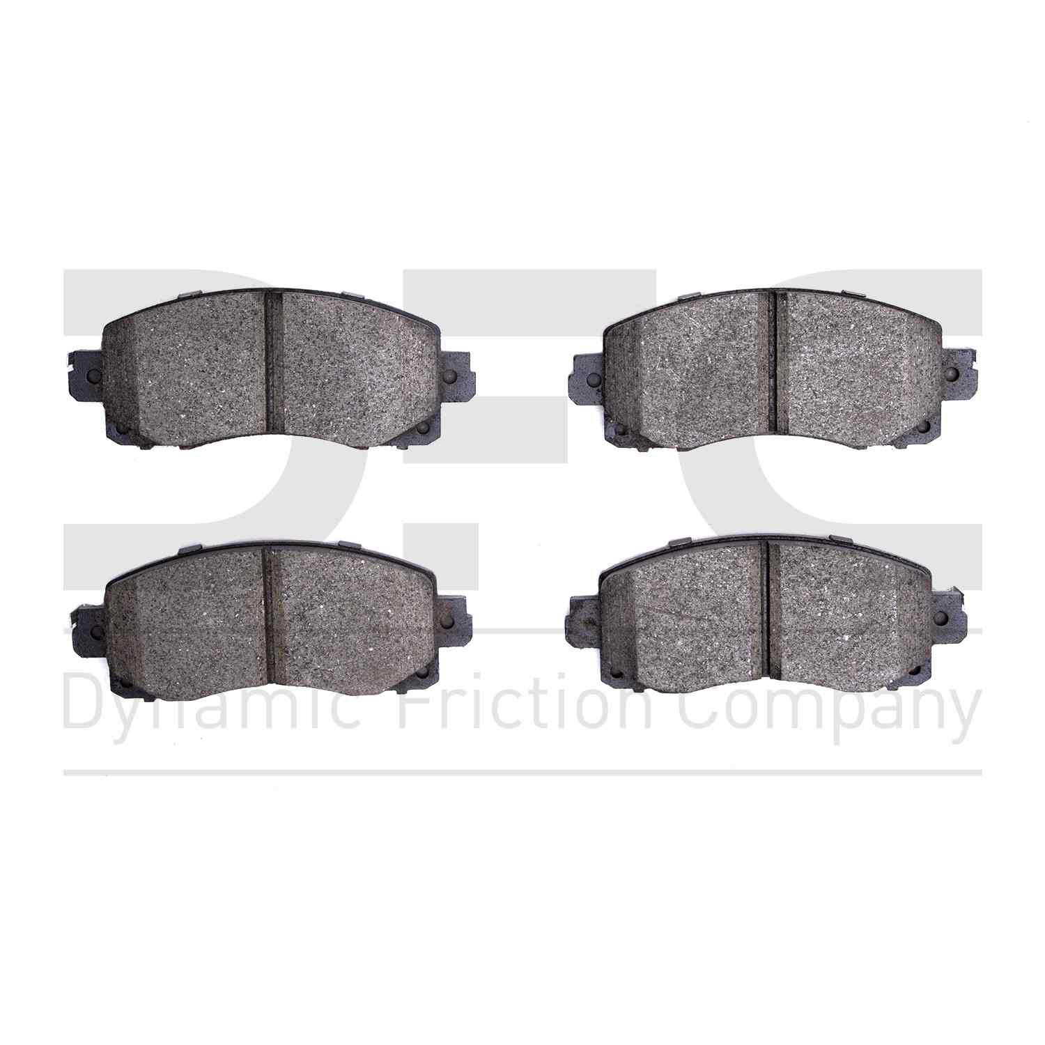 Dynamic Friction Company Disc Brake Pad Set  top view frsport 1551-2045-00