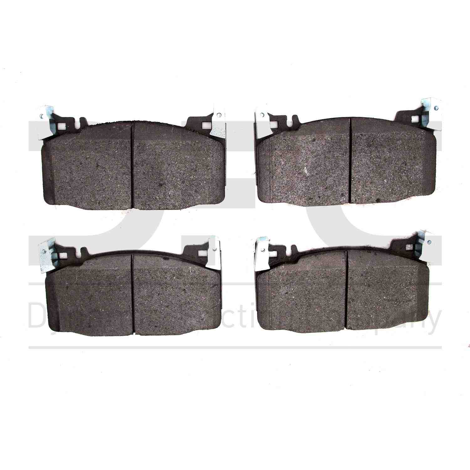 Dynamic Friction Company Disc Brake Pad Set  top view frsport 1551-2048-00