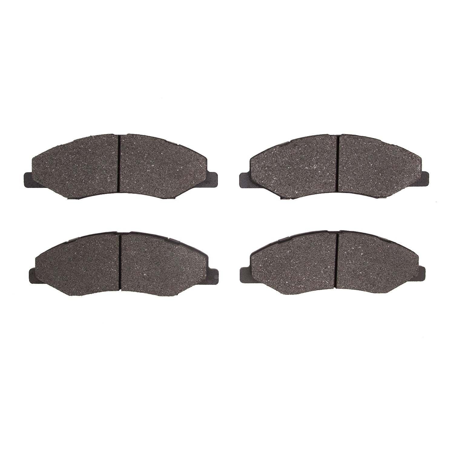 Dynamic Friction Company Disc Brake Pad Set  top view frsport 1551-2089-00