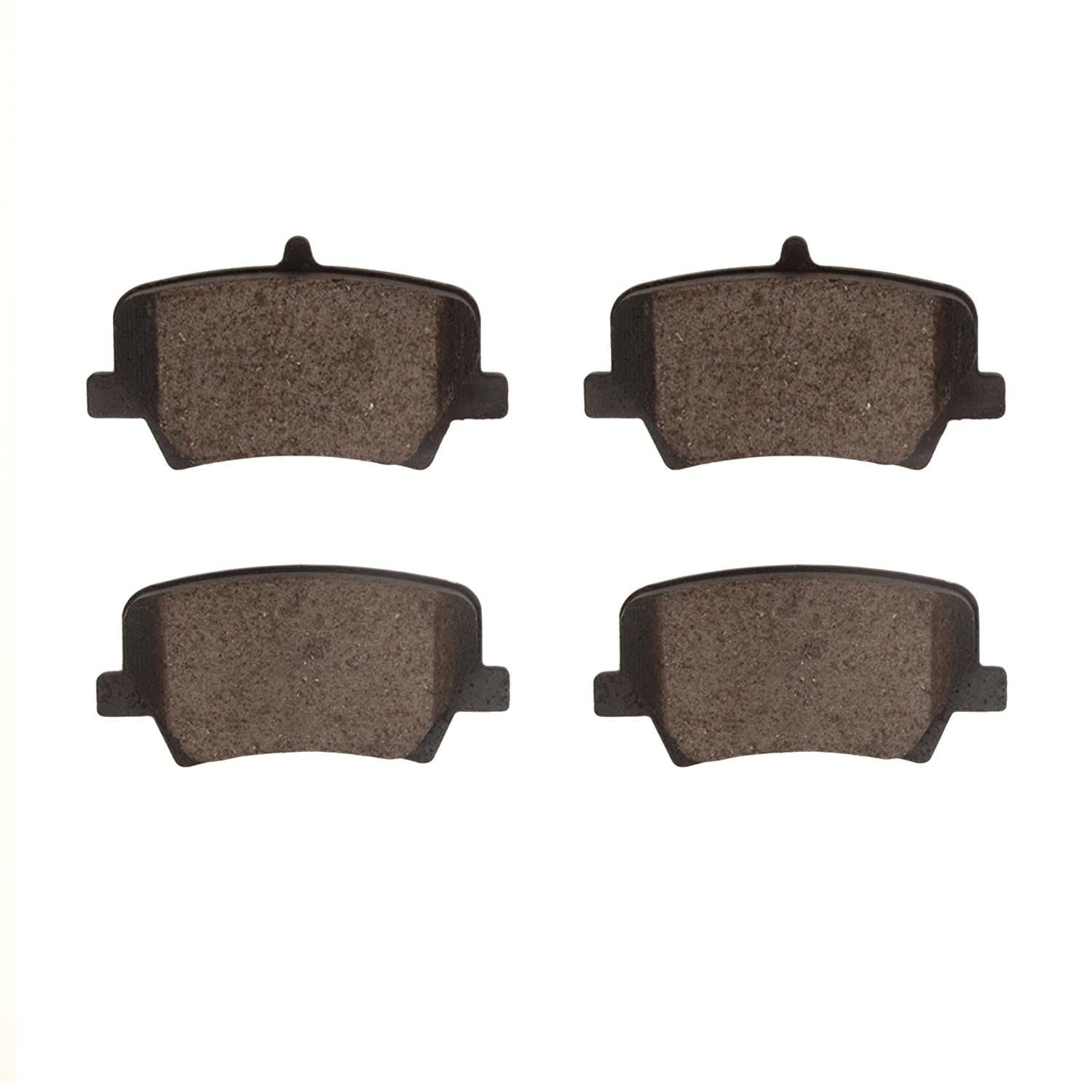 Dynamic Friction Company Disc Brake Pad Set  top view frsport 1551-2136-00