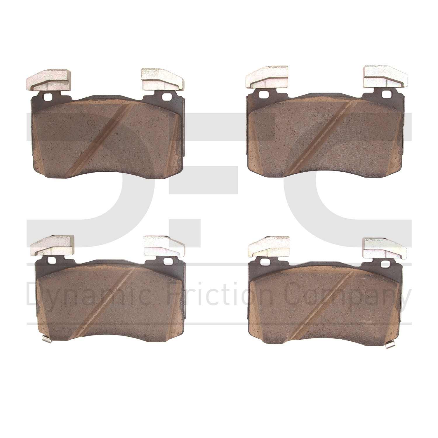 Dynamic Friction Company Disc Brake Pad Set  top view frsport 1551-2145-00