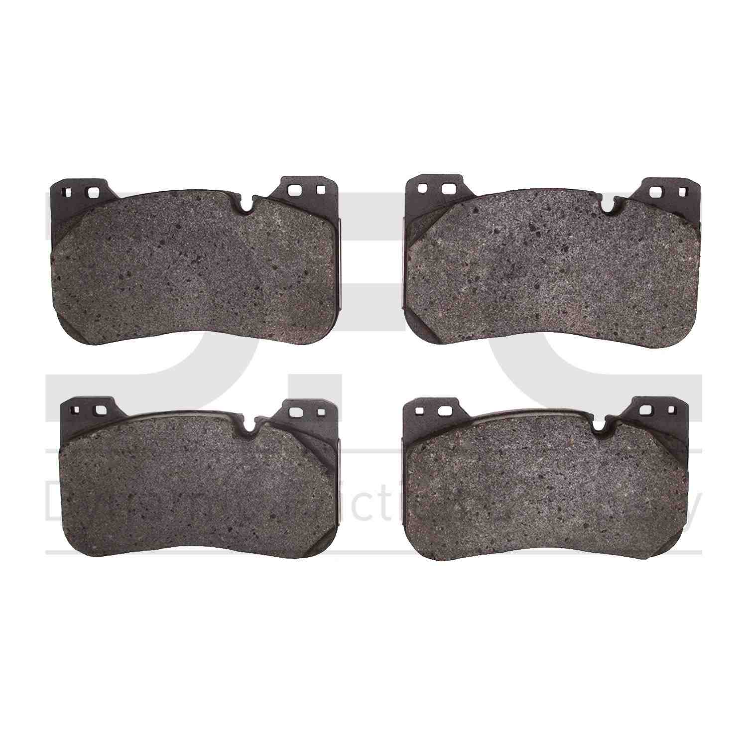 Dynamic Friction Company Disc Brake Pad Set  top view frsport 1551-2155-00