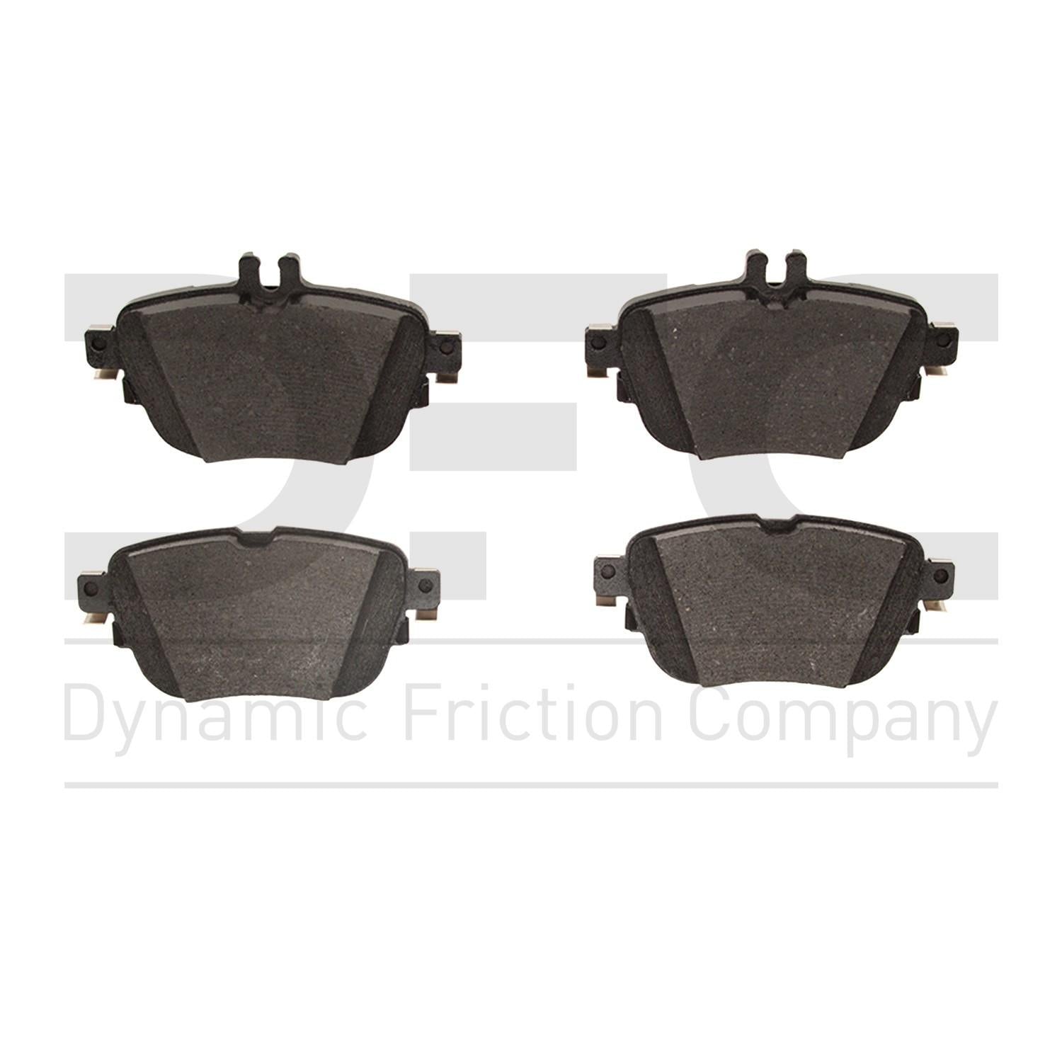 Dynamic Friction Company Disc Brake Pad Set  top view frsport 1551-2163-00