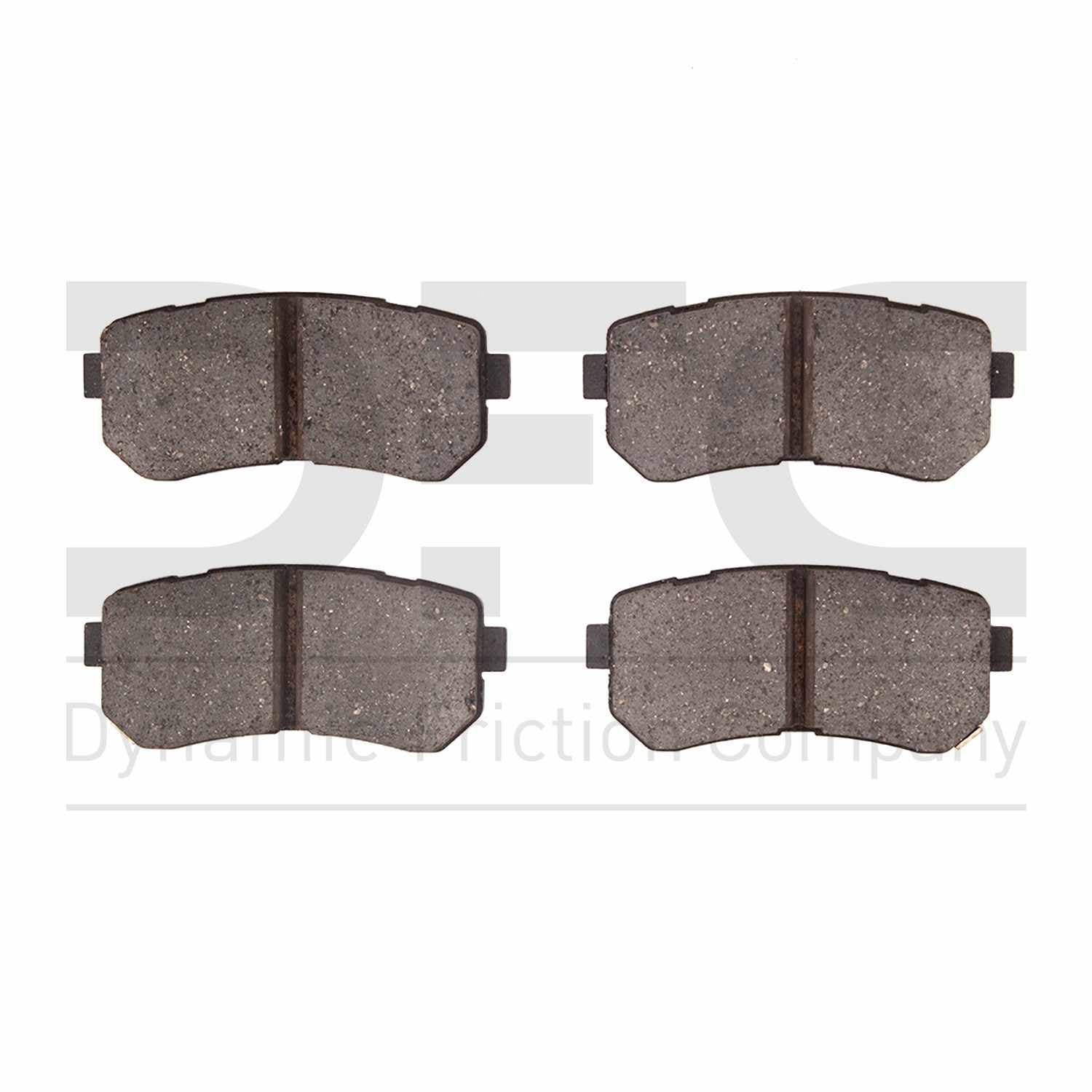 Dynamic Friction Company Disc Brake Pad Set  top view frsport 1551-2188-00