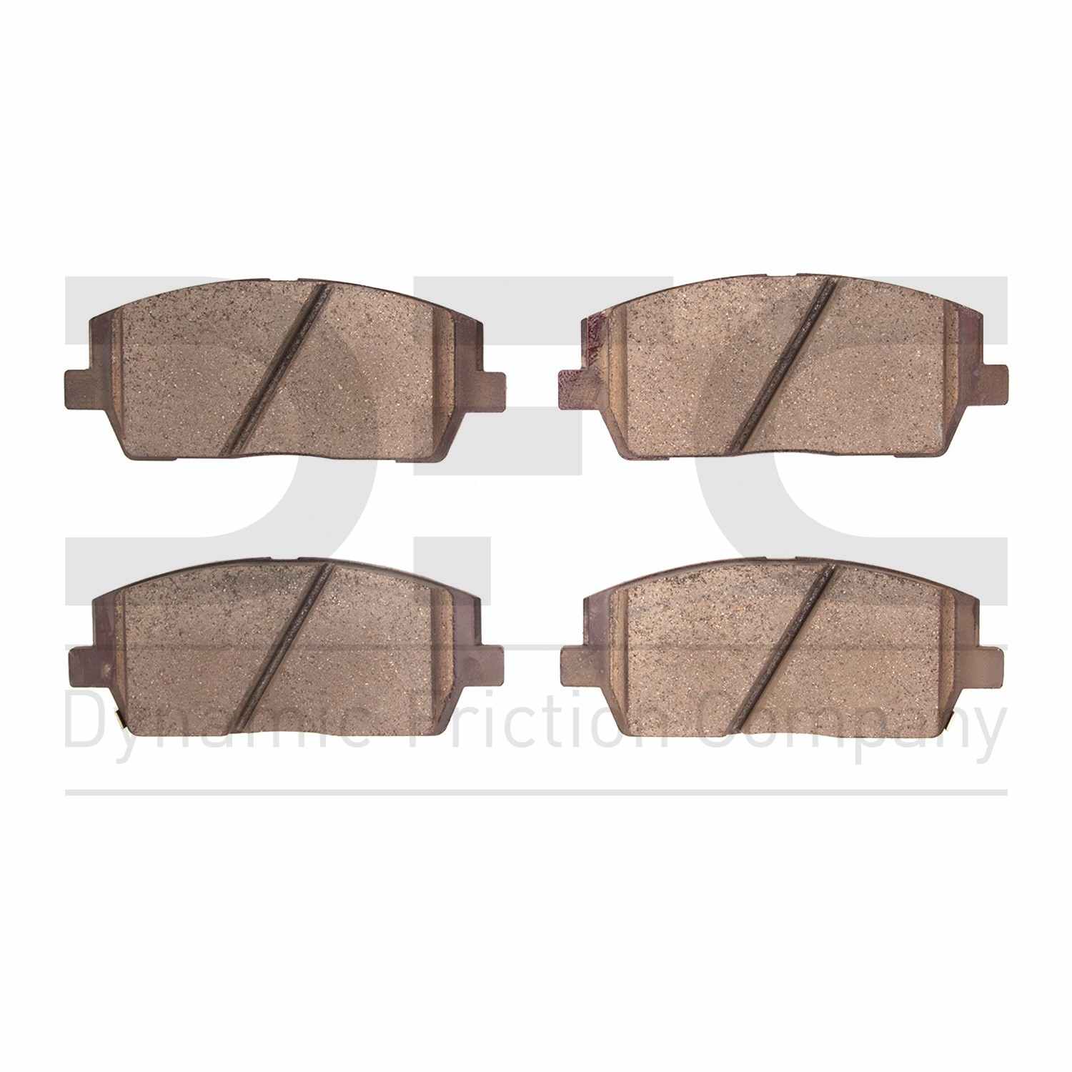 Dynamic Friction Company Disc Brake Pad Set  top view frsport 1551-2215-00