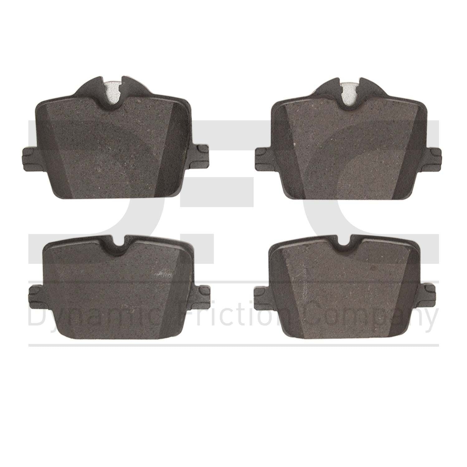 Dynamic Friction Company Disc Brake Pad Set  top view frsport 1551-2221-00