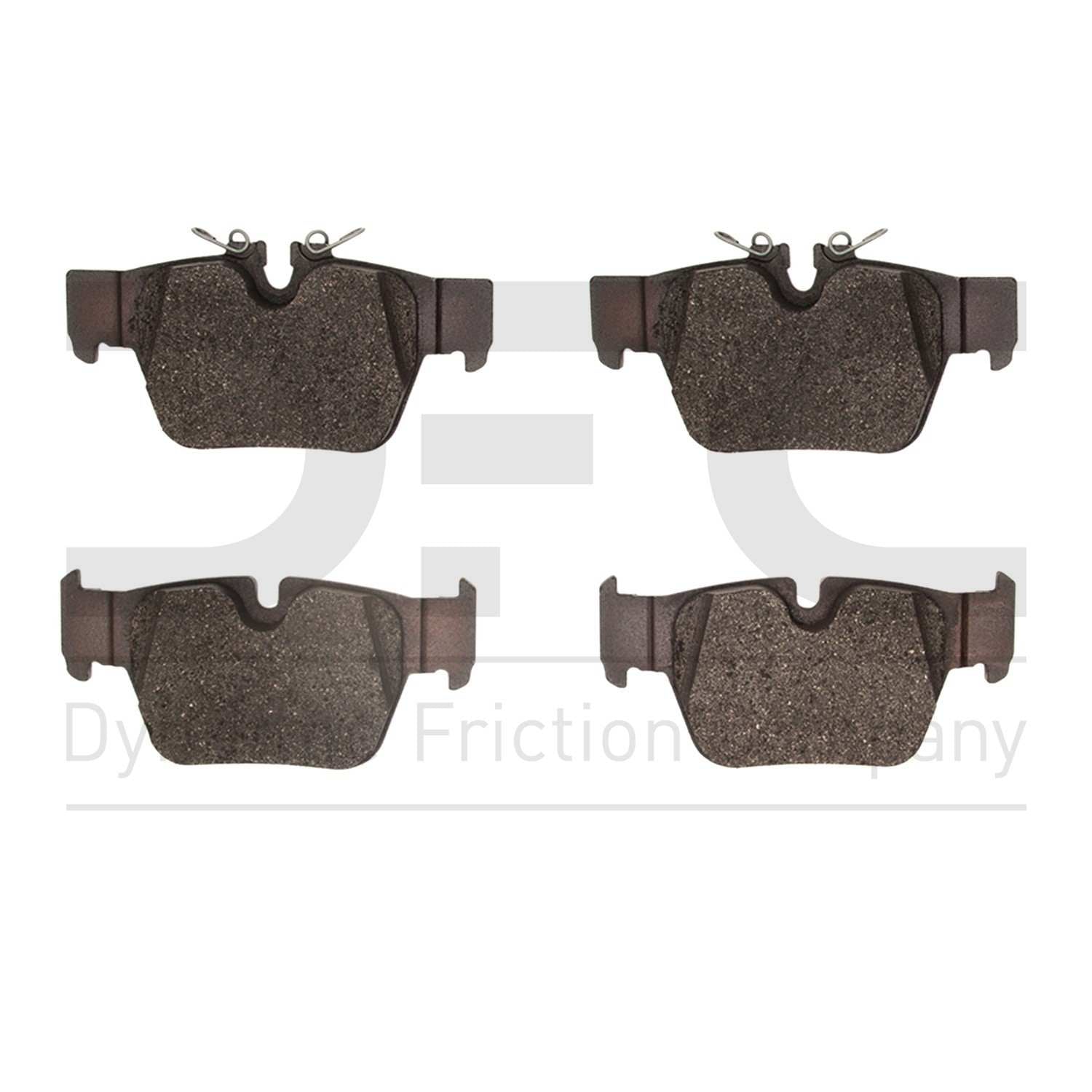 Dynamic Friction Company Disc Brake Pad Set  top view frsport 1551-2240-00