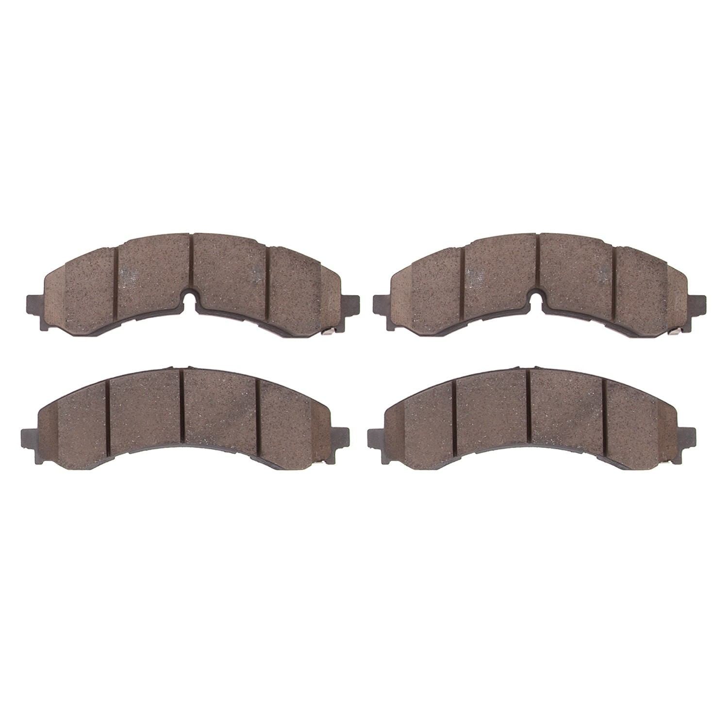 Dynamic Friction Company Disc Brake Pad Set  top view frsport 1551-2250-00