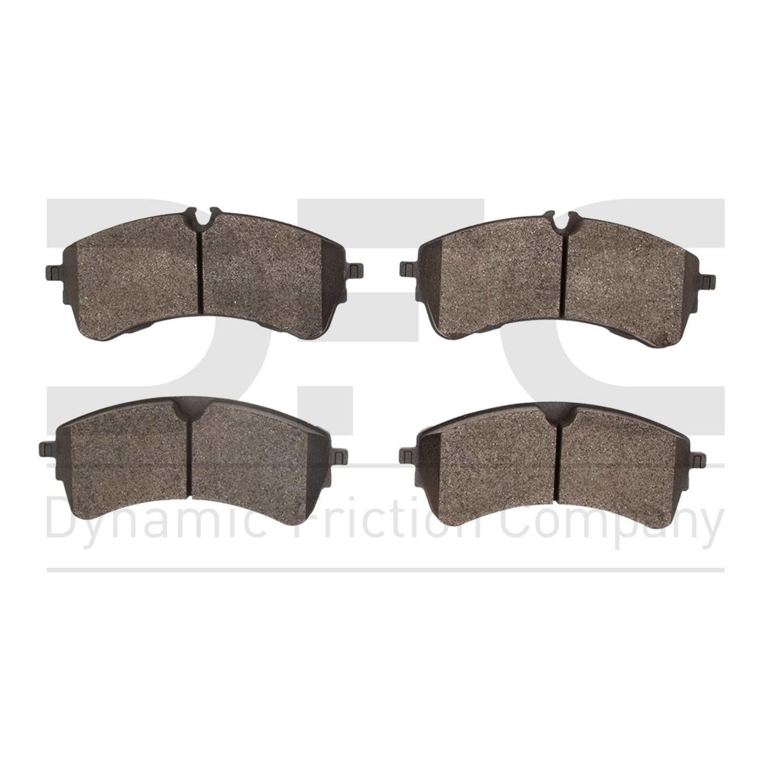 Dynamic Friction Company Disc Brake Pad Set  top view frsport 1551-2280-00